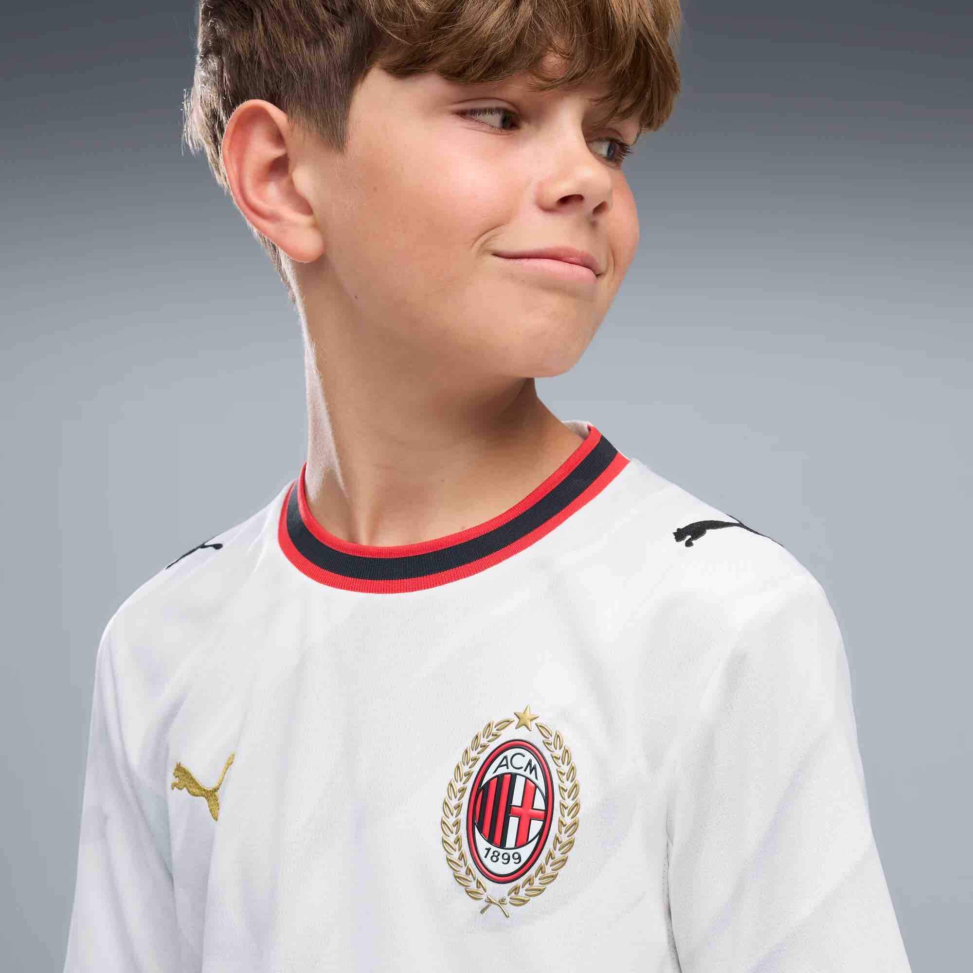 Puma 2026-27 AC Milan Youth Stadium Away Soccer Jersey (Detail 1)