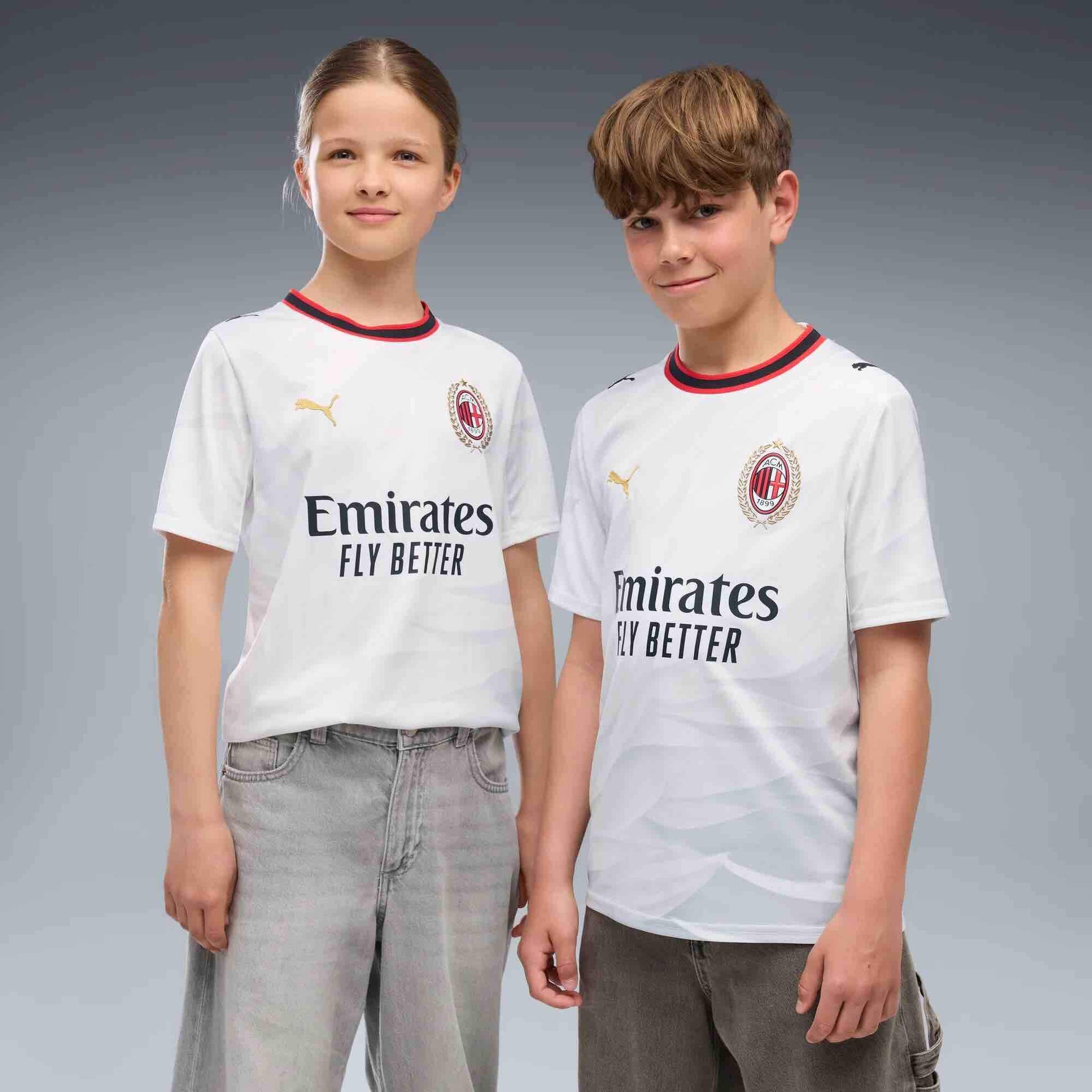Puma 2026-27 AC Milan Youth Stadium Away Soccer Jersey (Models - Front)