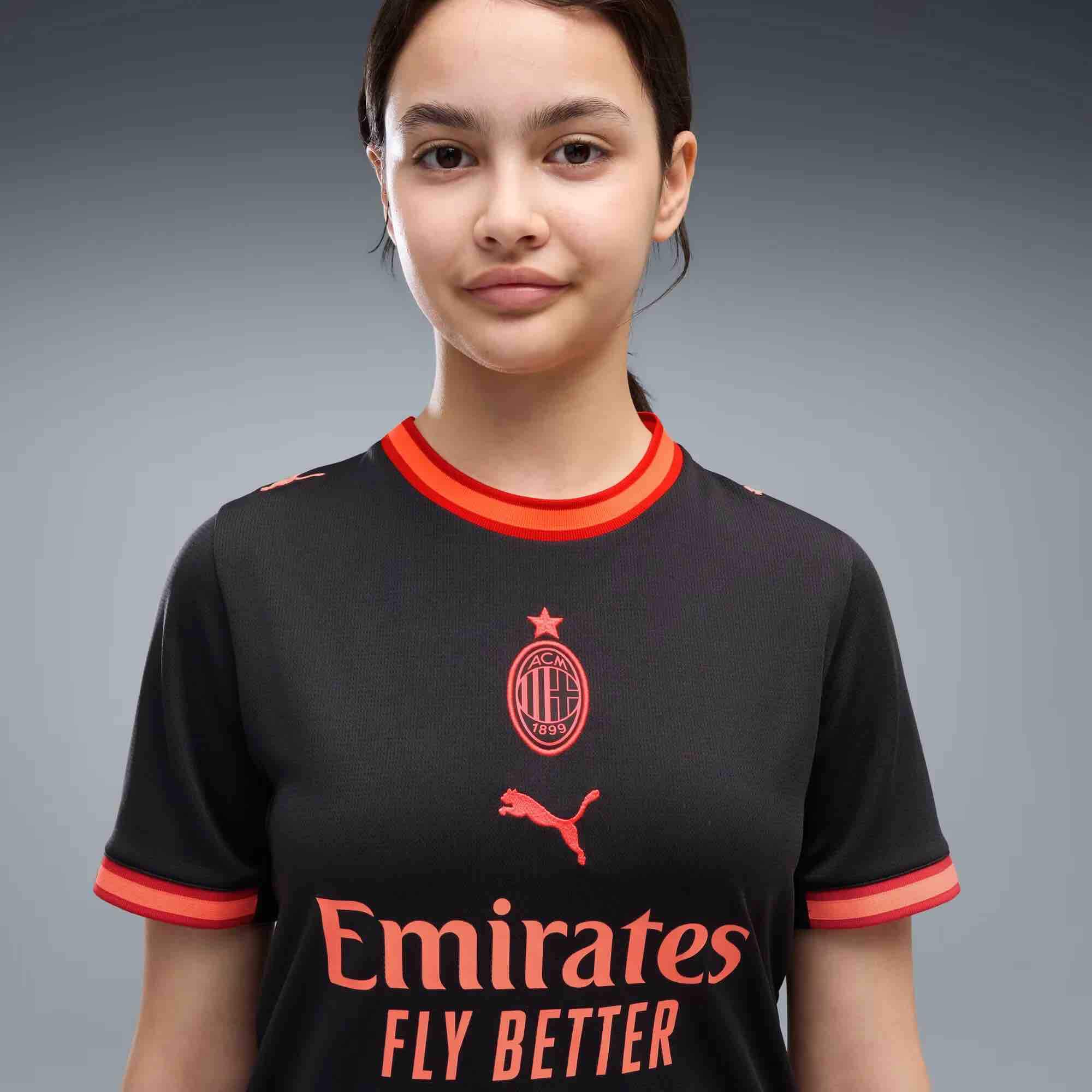 Puma 2026-27 AC Milan Youth Stadium Third Soccer Jersey (Detail 1)