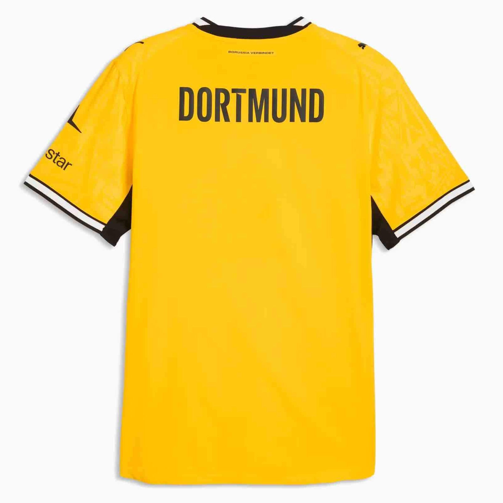 Puma 2026-27 Borussia Dortmund Men's Authentic Home Soccer Jersey (Back)