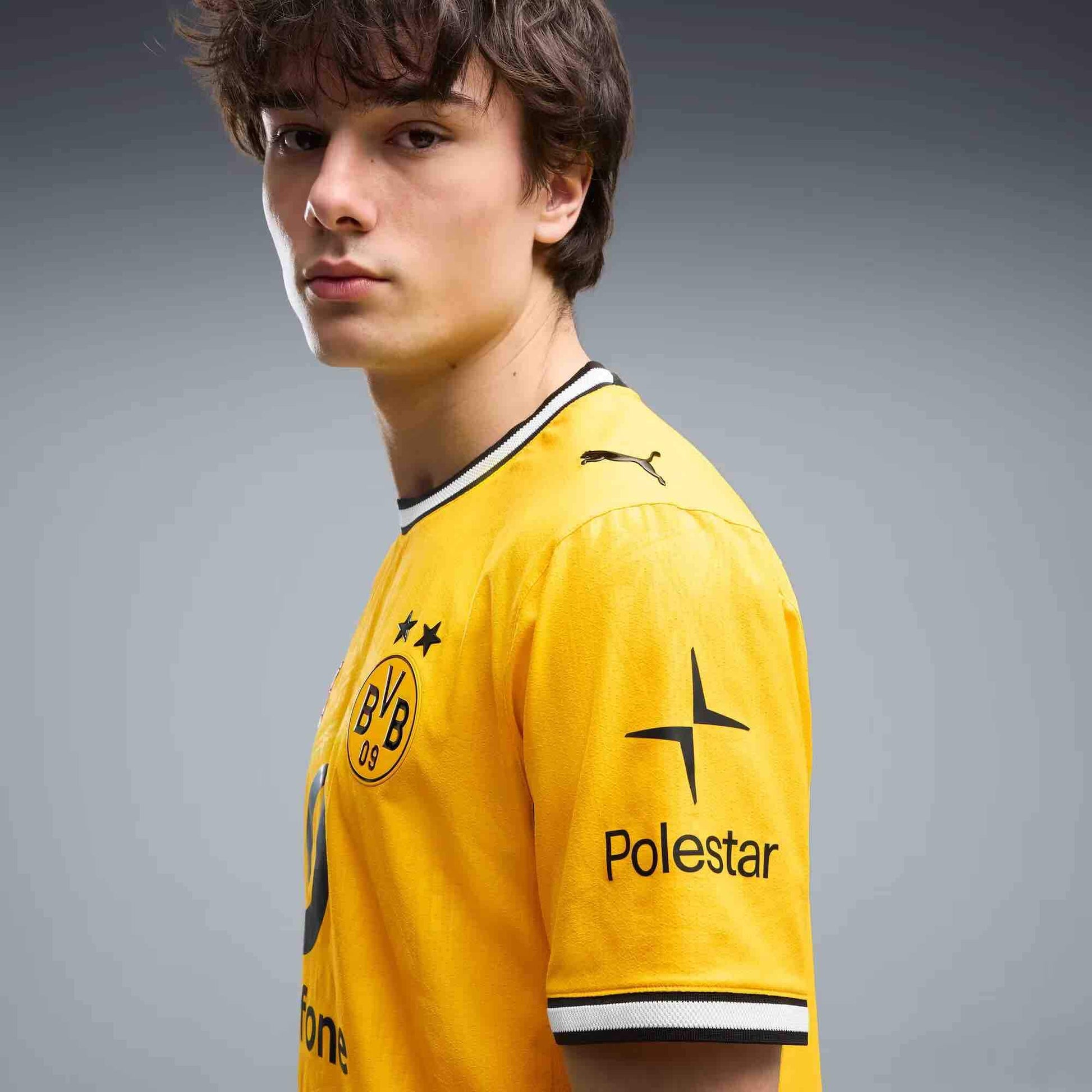 Puma 2026-27 Borussia Dortmund Men's Authentic Home Soccer Jersey (Detail 1)