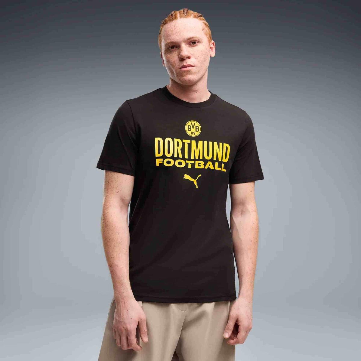 Puma 2026-27 Borussia Dortmund Men's FTBLCulture Tee (Model - Front)