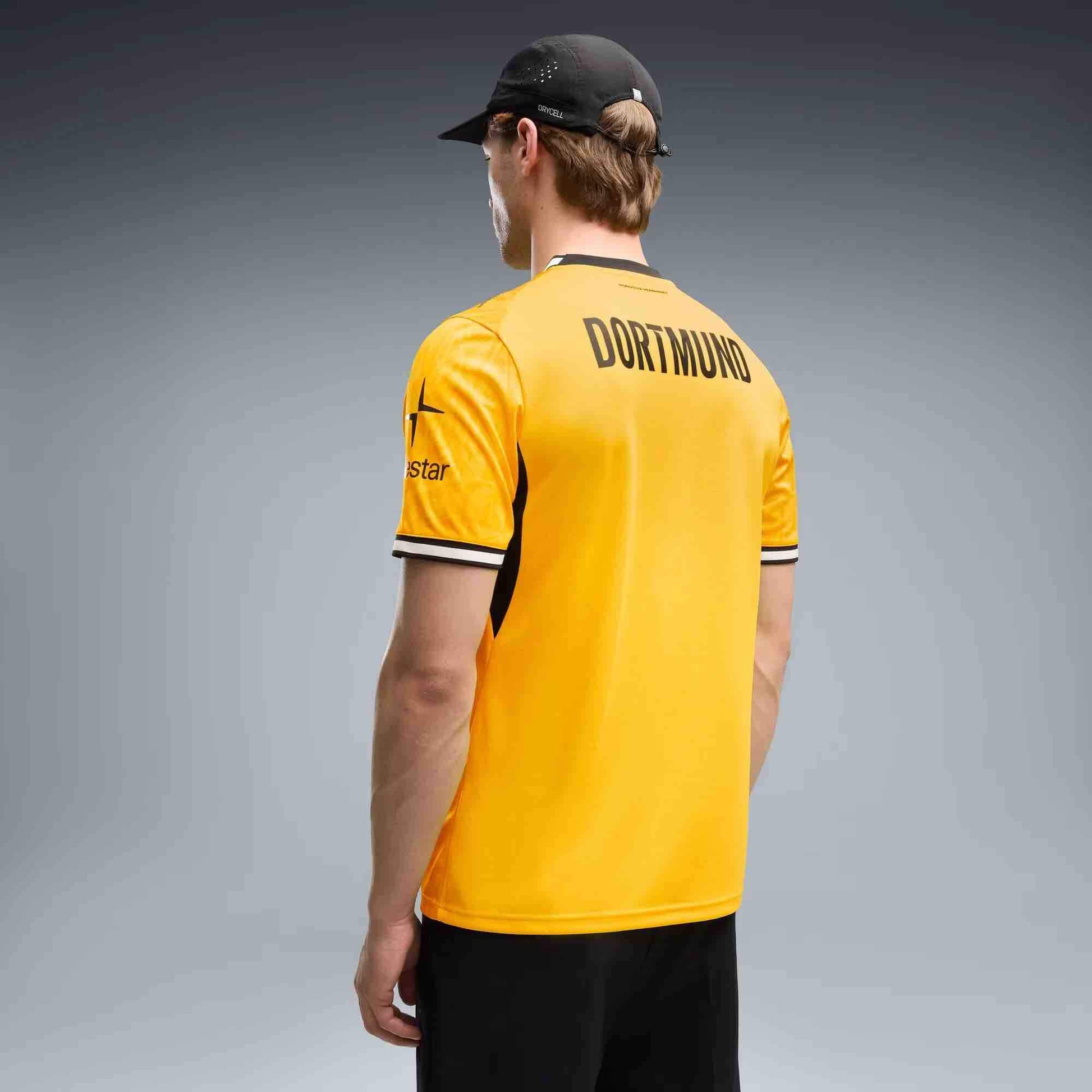 Puma 2026-27 Borussia Dortmund Men's Stadium Home Soccer Jersey (Model - Back)