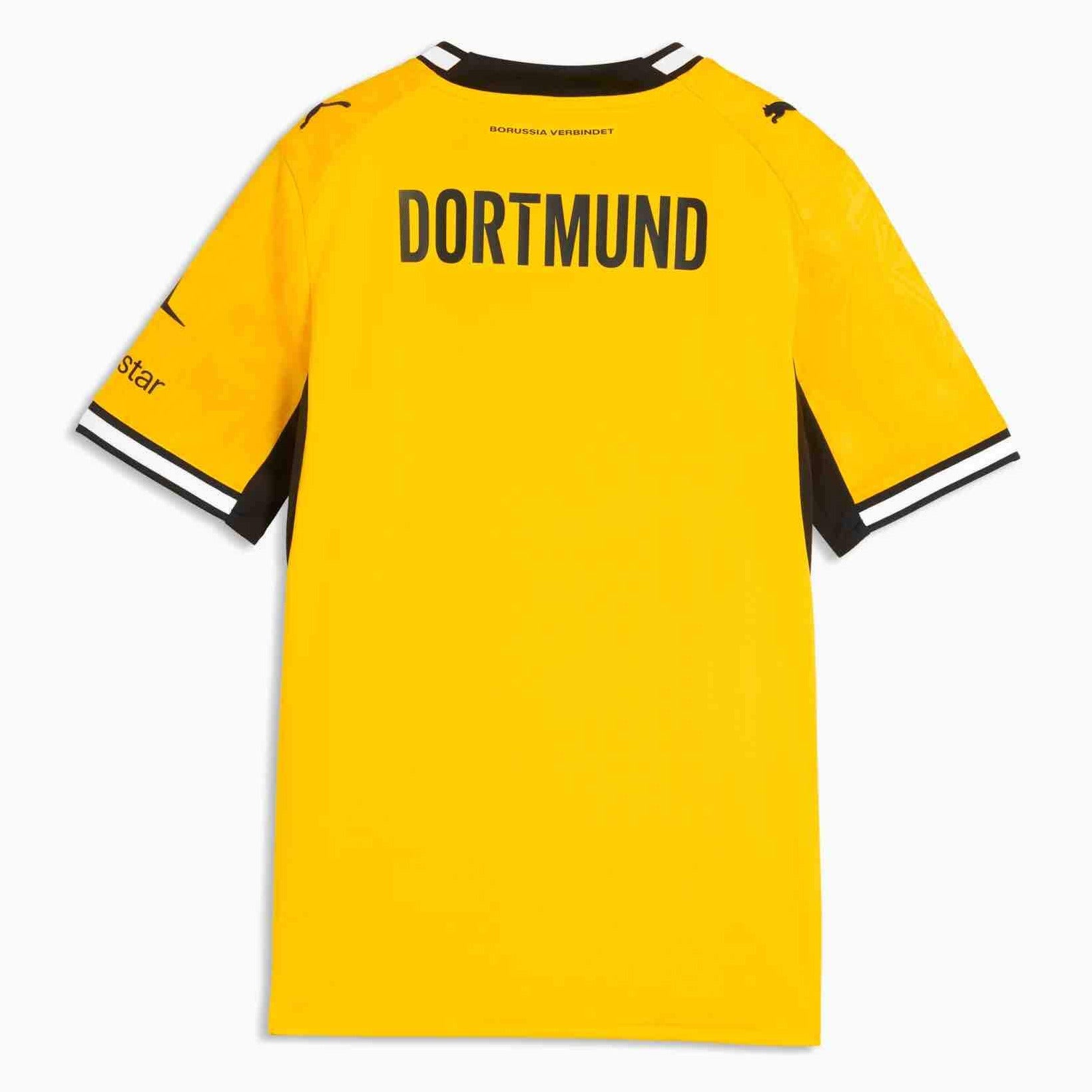 Puma 2026-27 Borussia Dortmund Youth Stadium Home Soccer Jersey (Back)