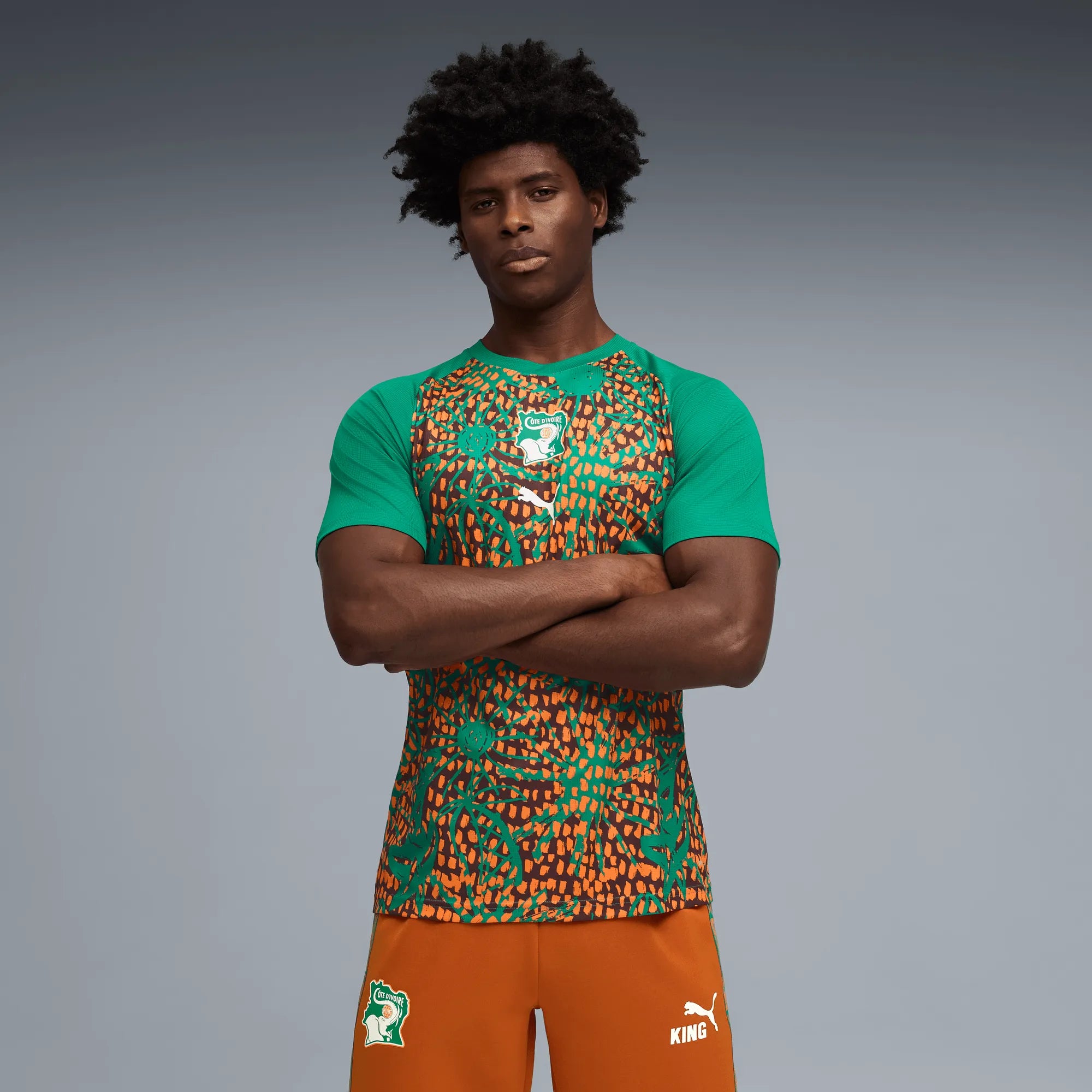 Puma 2026-27 Ivory Coast Men's Pre-Match Soccer Jersey
