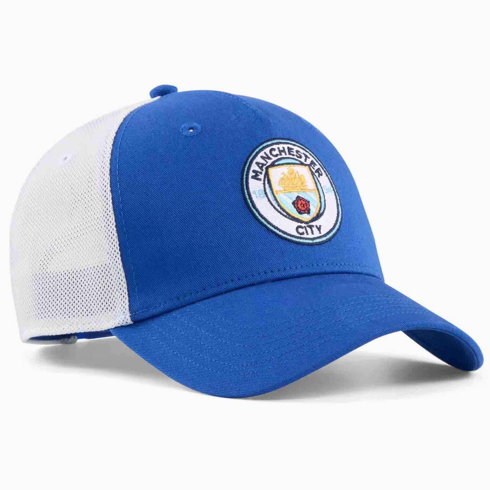 Puma 2026-27 Manchester City KING Trucker Hat (Lateral - Front)