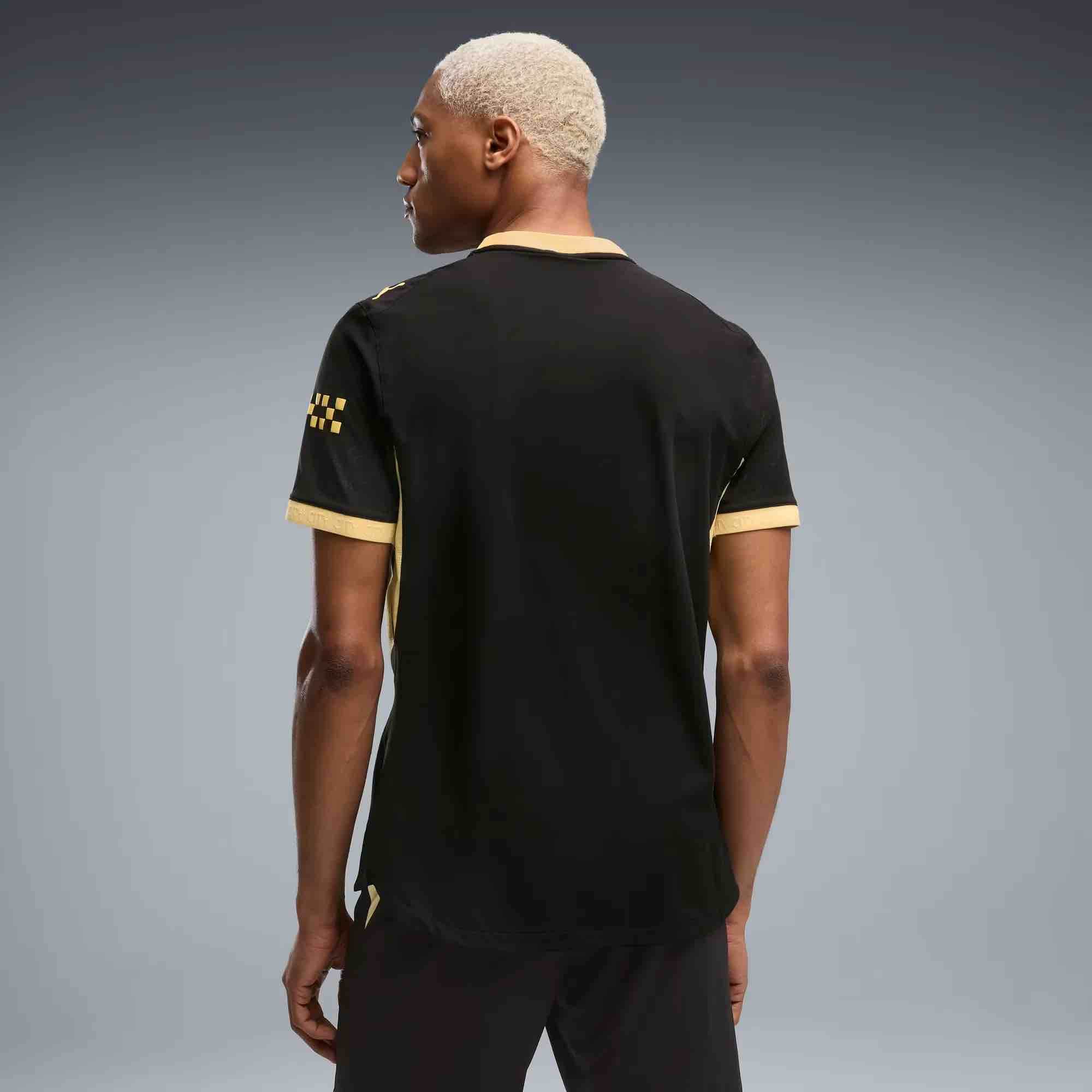 Puma 2026-27 Manchester City Men's Authentic Away Soccer Jersey (Model - Back)