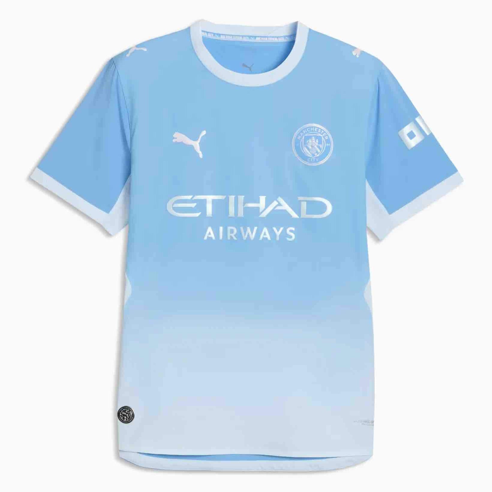 Puma 2026-27 Manchester City Men's Authentic Home Soccer Jersey (Front)
