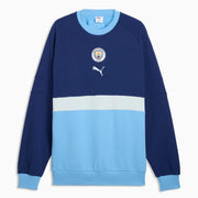 Puma 2026-27 Manchester City Men's FtblCulture Relaxed Crew Sweatshirt (Front)