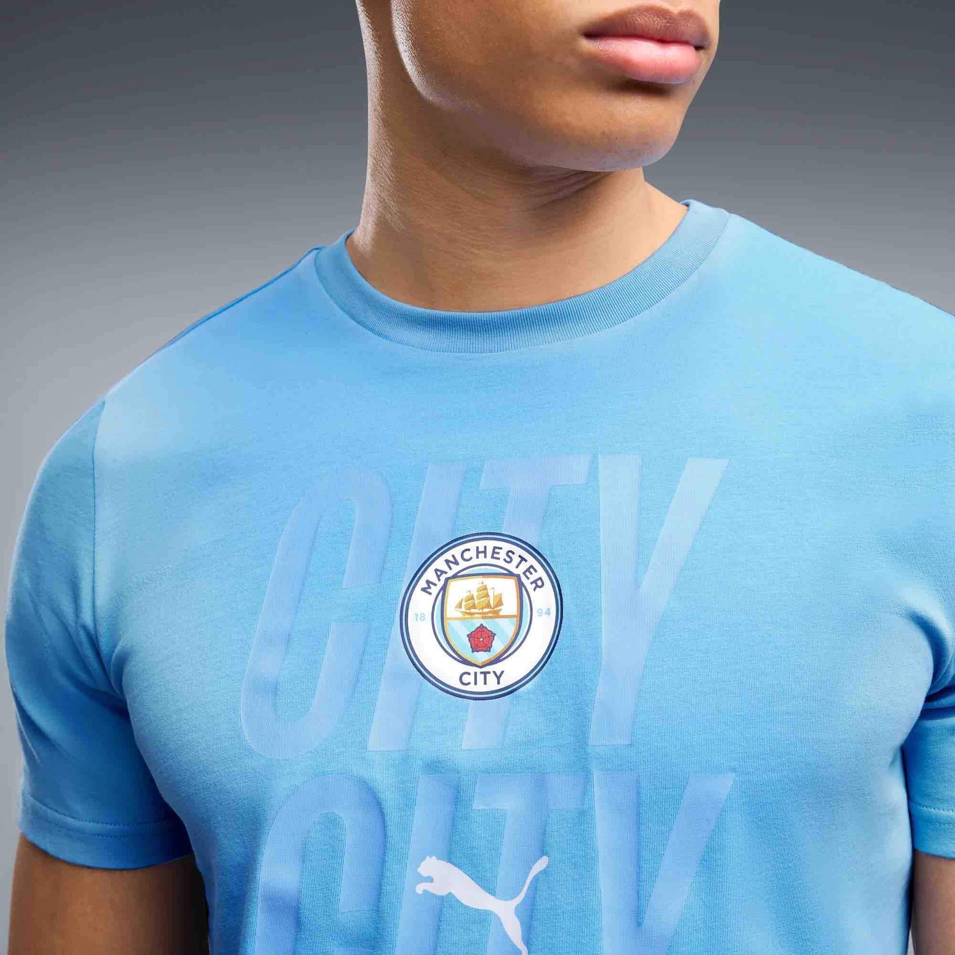Puma 2026-27 Manchester City Men's FtblCulture Tee (Detail 1)