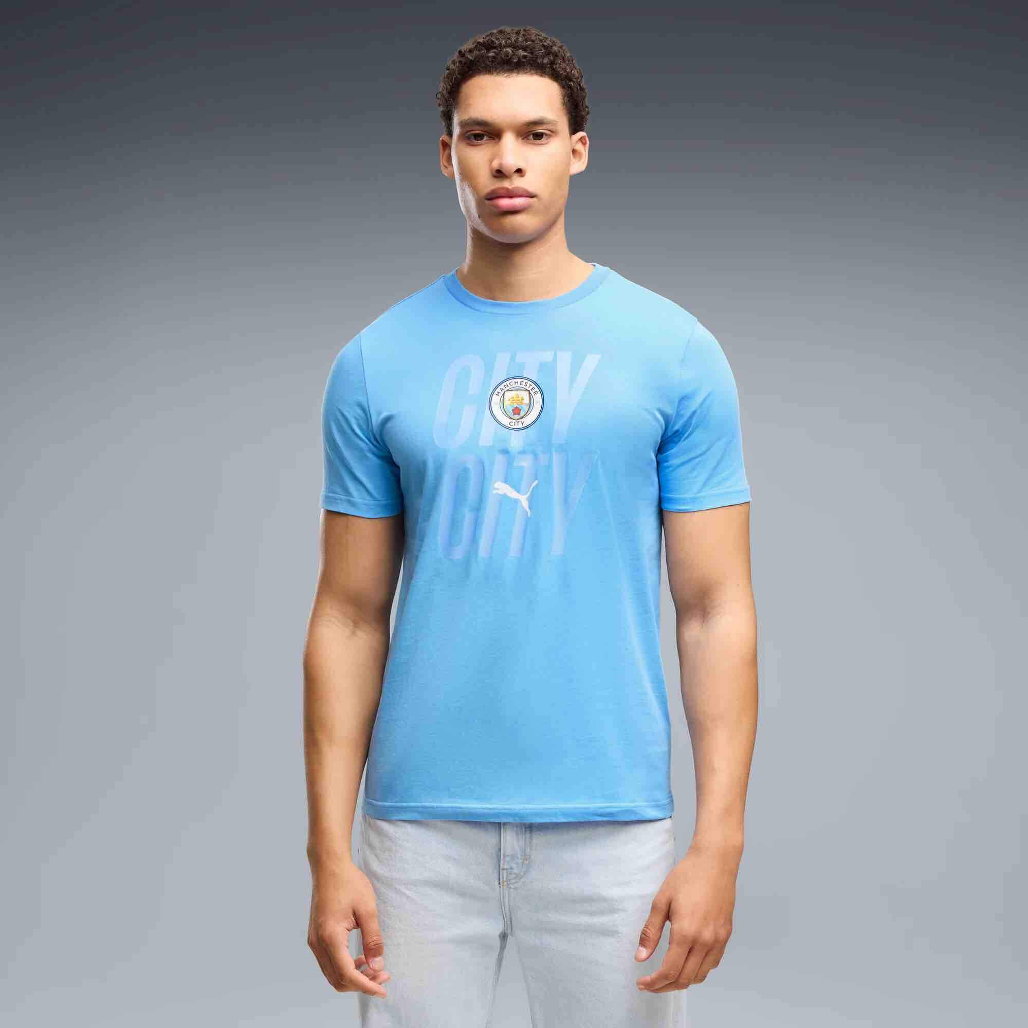Puma 2026-27 Manchester City Men's FtblCulture Tee (Model - Front)