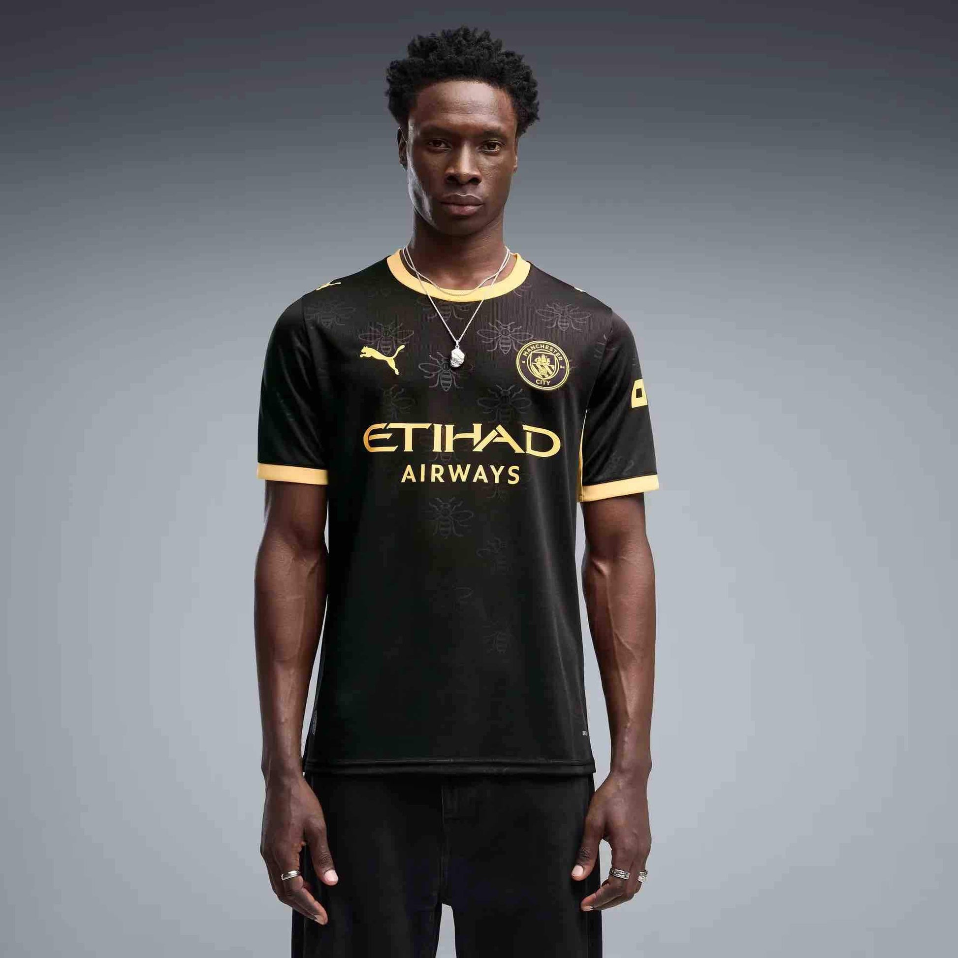 Puma 2026-27 Manchester City Men's Stadium Away Soccer Jersey (Model - Front)