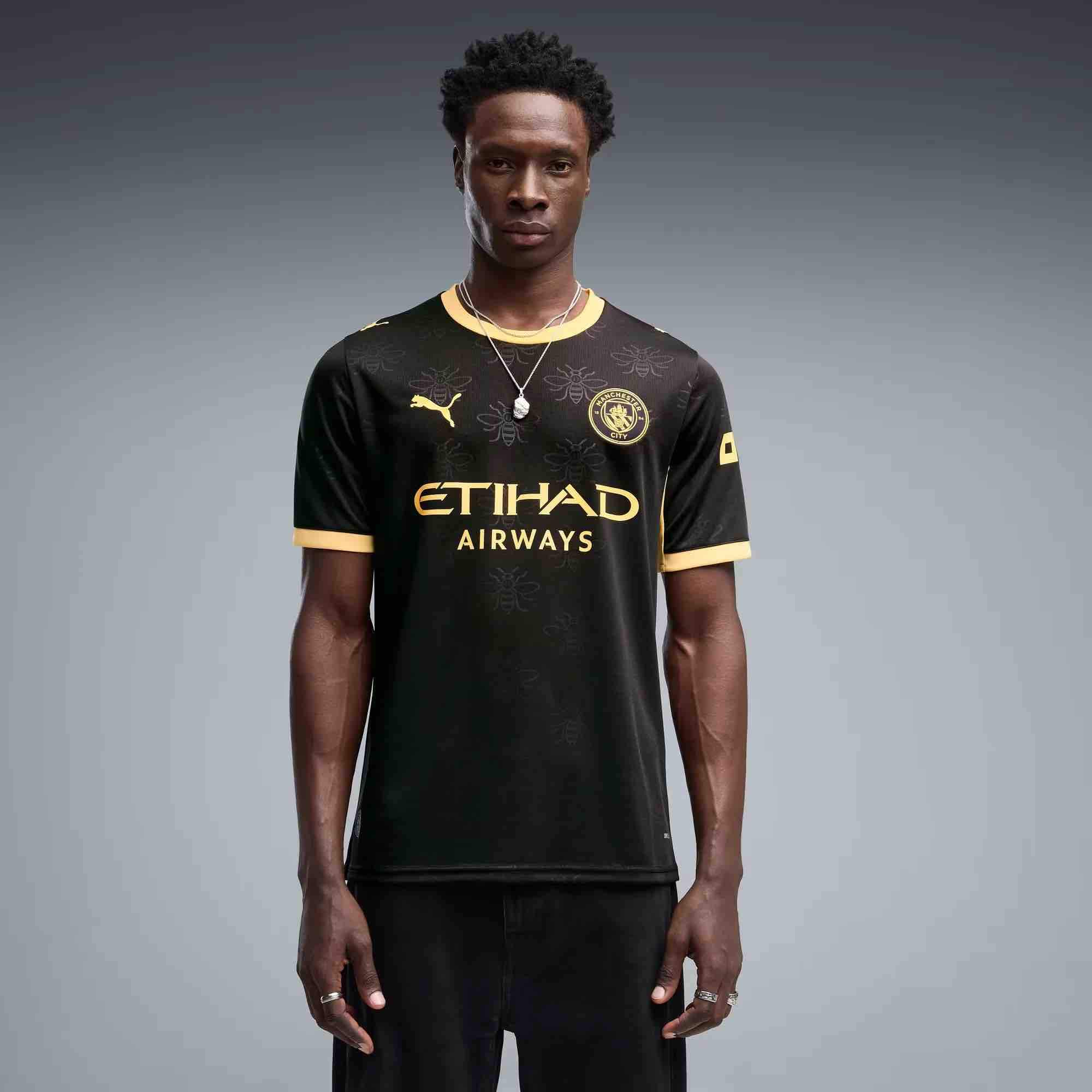 Puma 2026-27 Manchester City Men's Stadium Away Soccer Jersey (Model - Front)