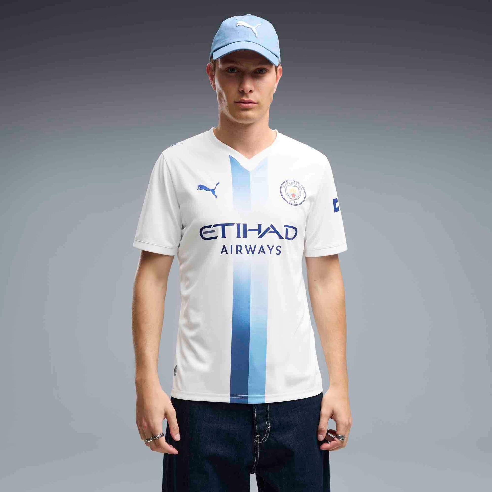 Puma 2026-27 Manchester City Men's Stadium Third Soccer Jersey (Model - Front)