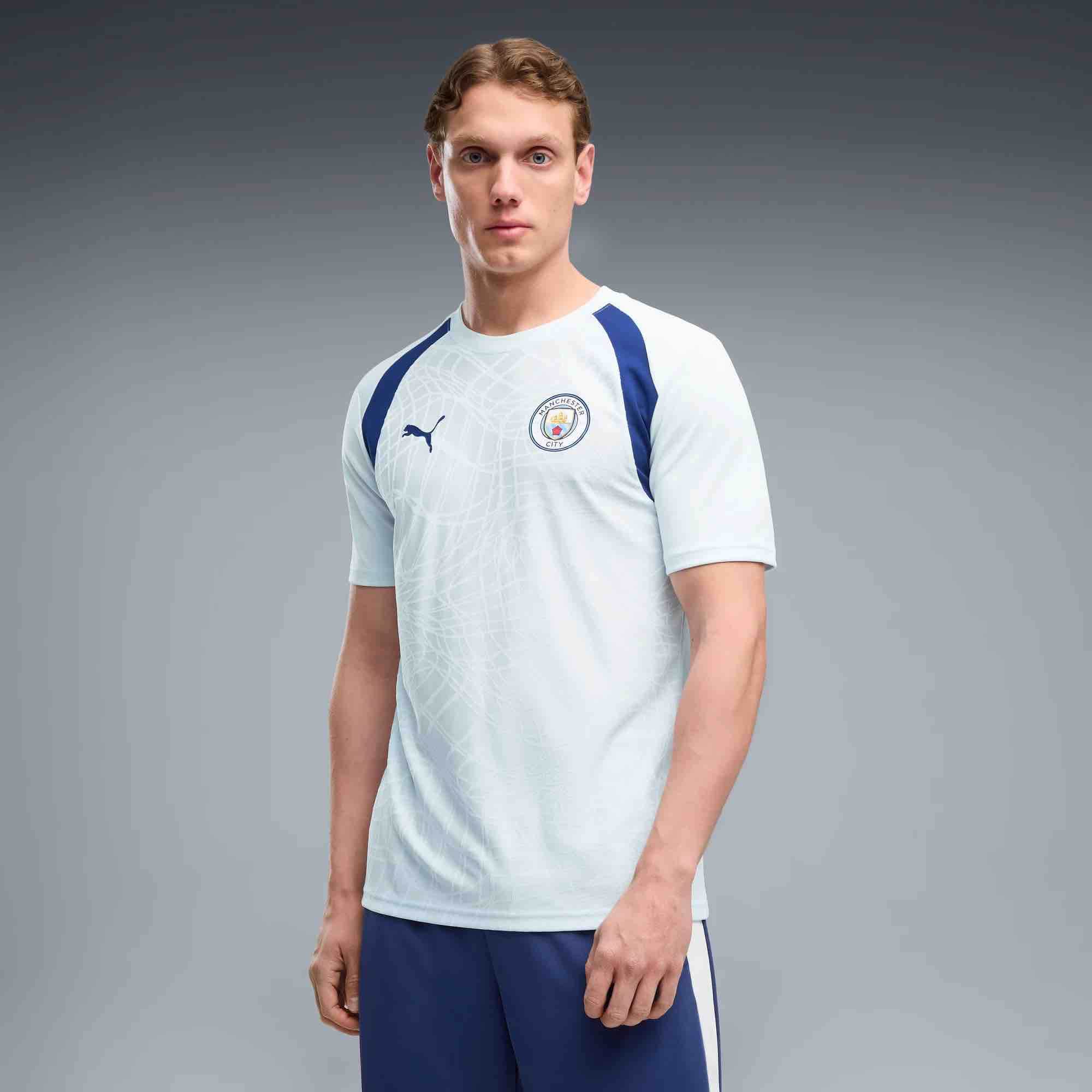Puma 2026-27 Manchester City Men's Training Soccer Jersey (Model - Front)
