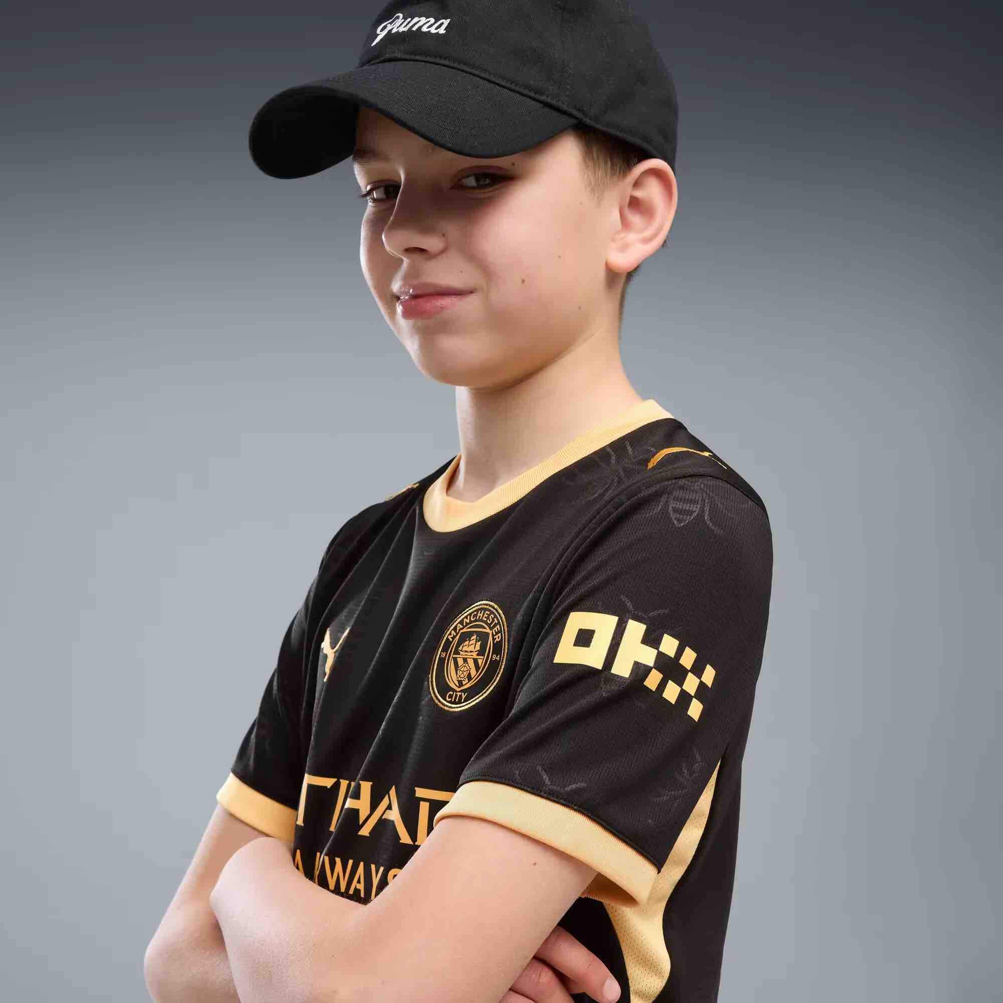 Puma 2026-27 Manchester City Youth Stadium Away Soccer Jersey (Detail 1)