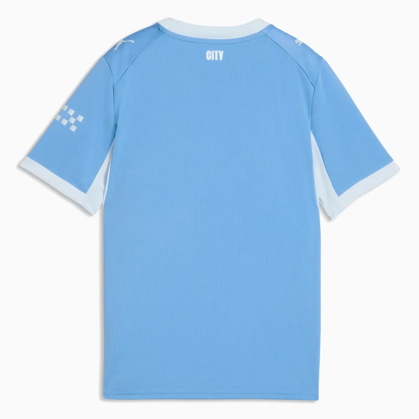 Puma 2026-27 Manchester City Youth Stadium Home Soccer Jersey (Back)