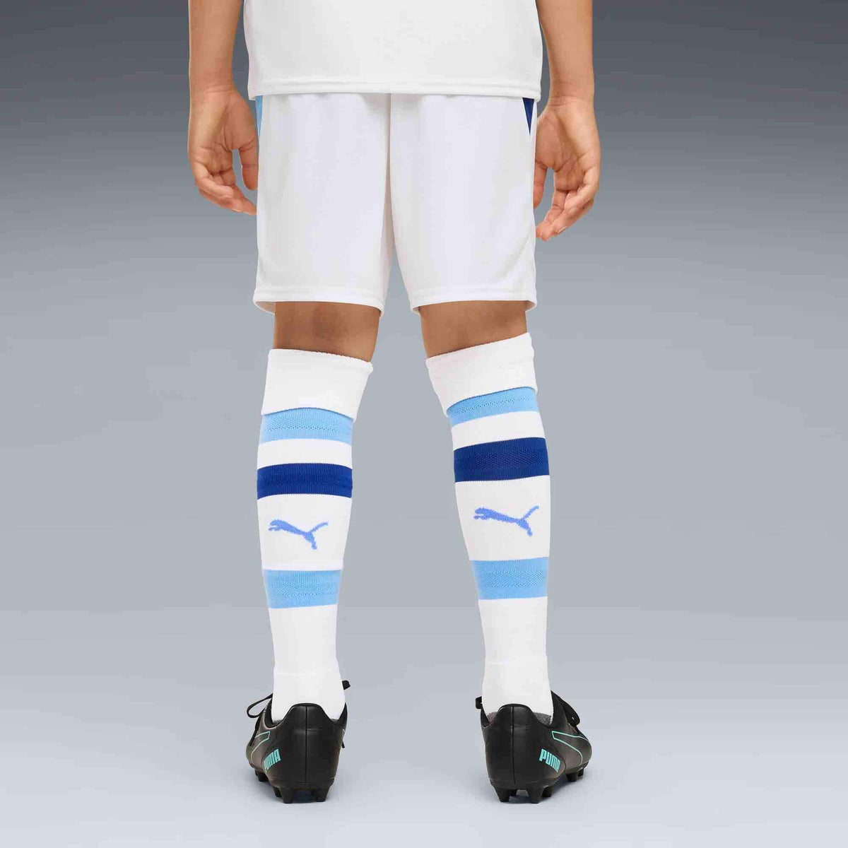 Puma 2026-27 Manchester City Youth Stadium Shorts (Model - Back)