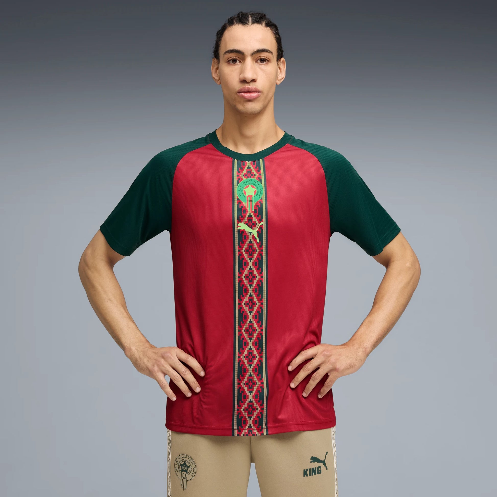 Puma 2026 Morocco Men's Pre-Match Soccer Jersey – ProSoccer