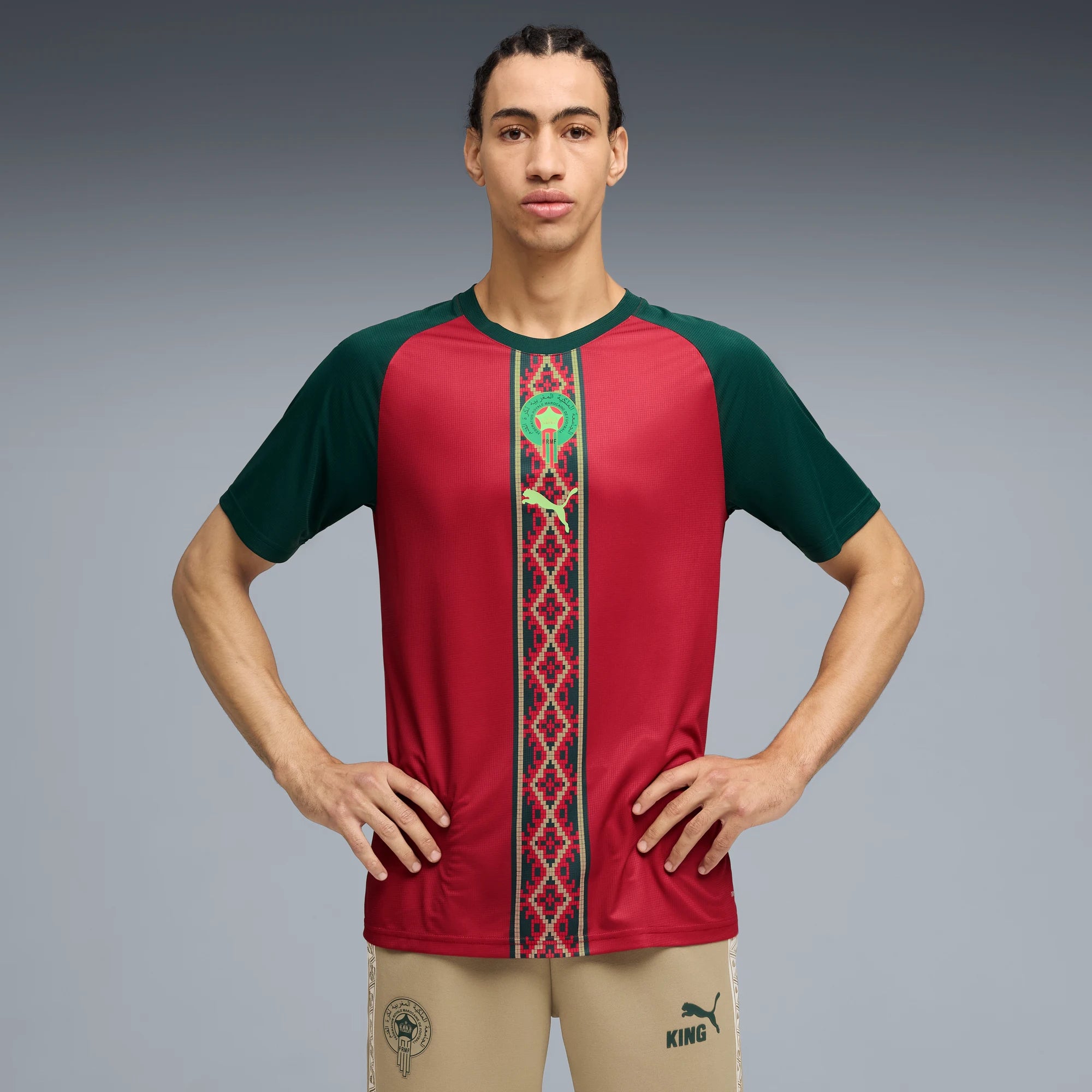 Puma 2026 Morocco Men's Pre-Match Soccer Jersey – ProSoccer