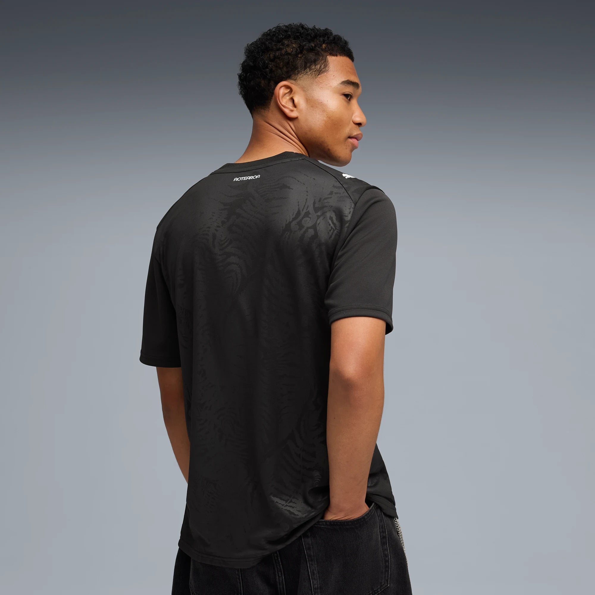 Puma 2026-27 New Zealand Men's Stadium Home Soccer Jersey (Model - Back)