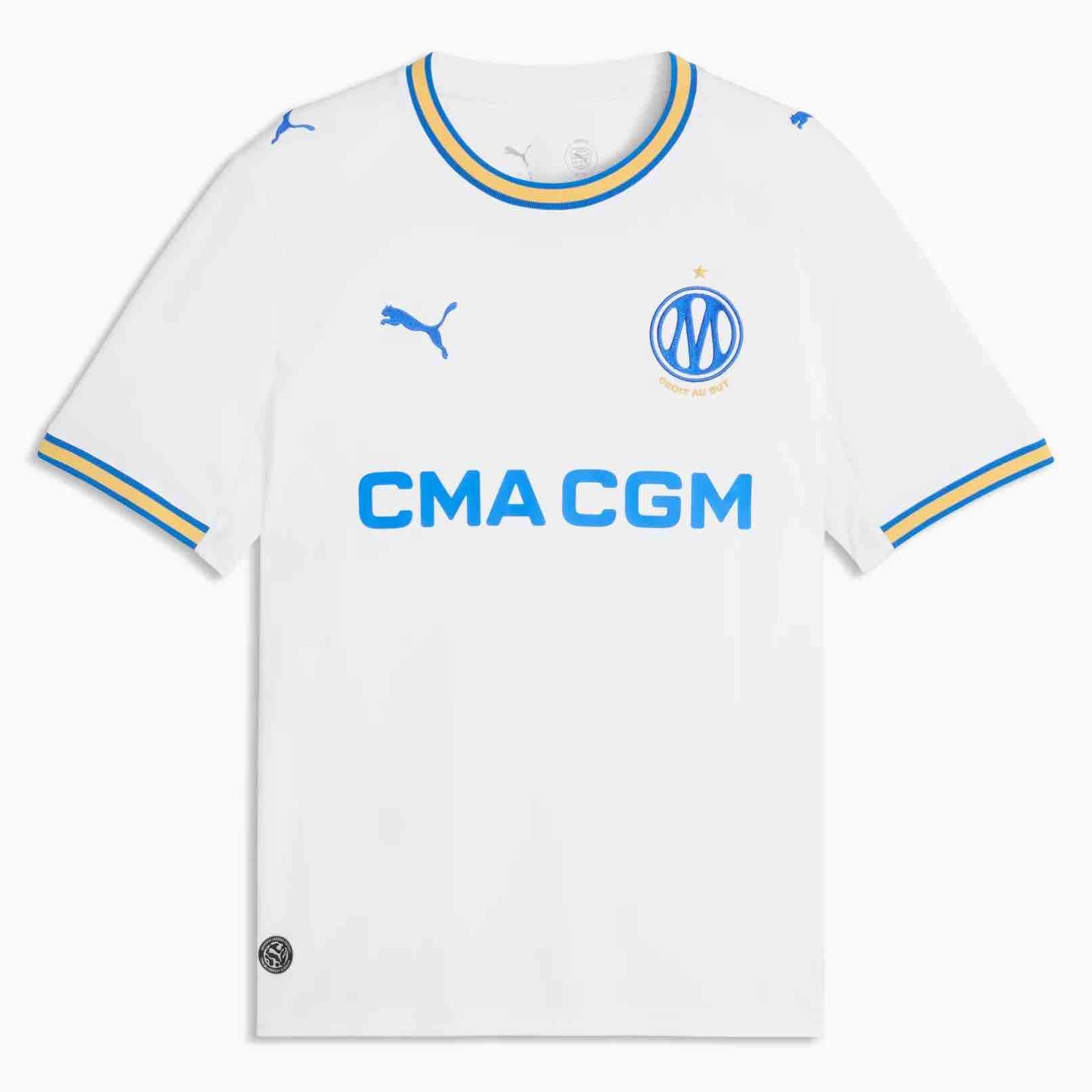 Puma 2026-27 Olympique de Marseille Men's Stadium Home Soccer Jersey (Front)