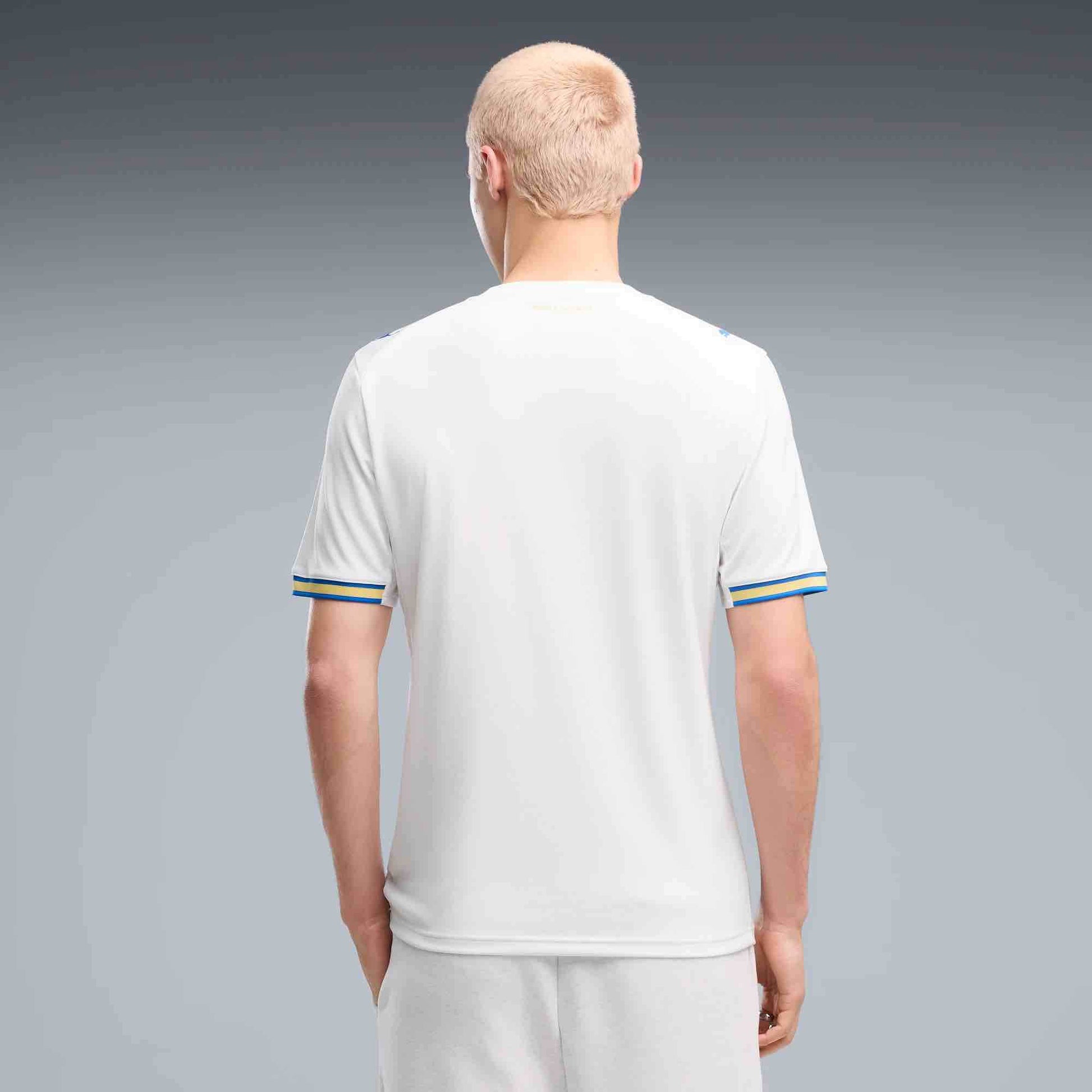 Puma 2026-27 Olympique de Marseille Men's Stadium Home Soccer Jersey (Model - Back)