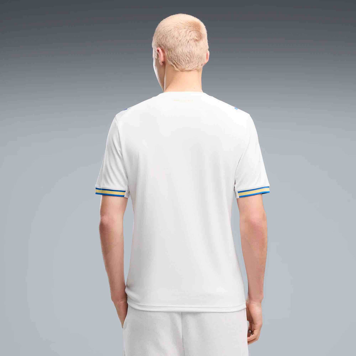 Puma 2026-27 Olympique de Marseille Men's Stadium Home Soccer Jersey (Model - Back)