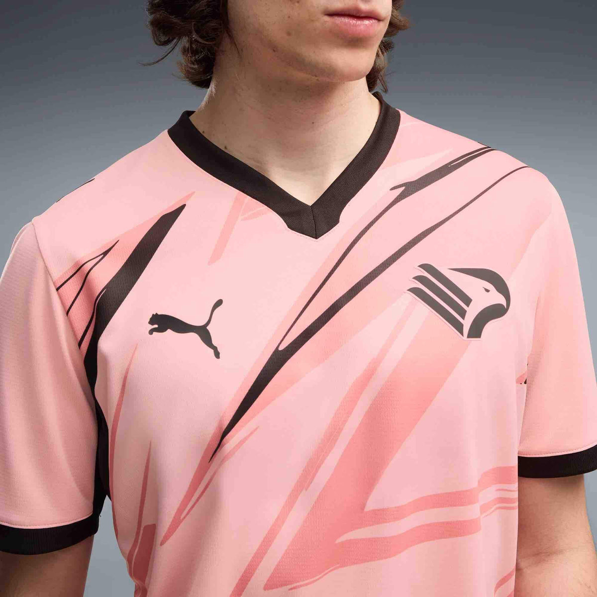 Puma 2026-27 Palermo Men's Stadium Home Soccer Jersey (Detail 1)
