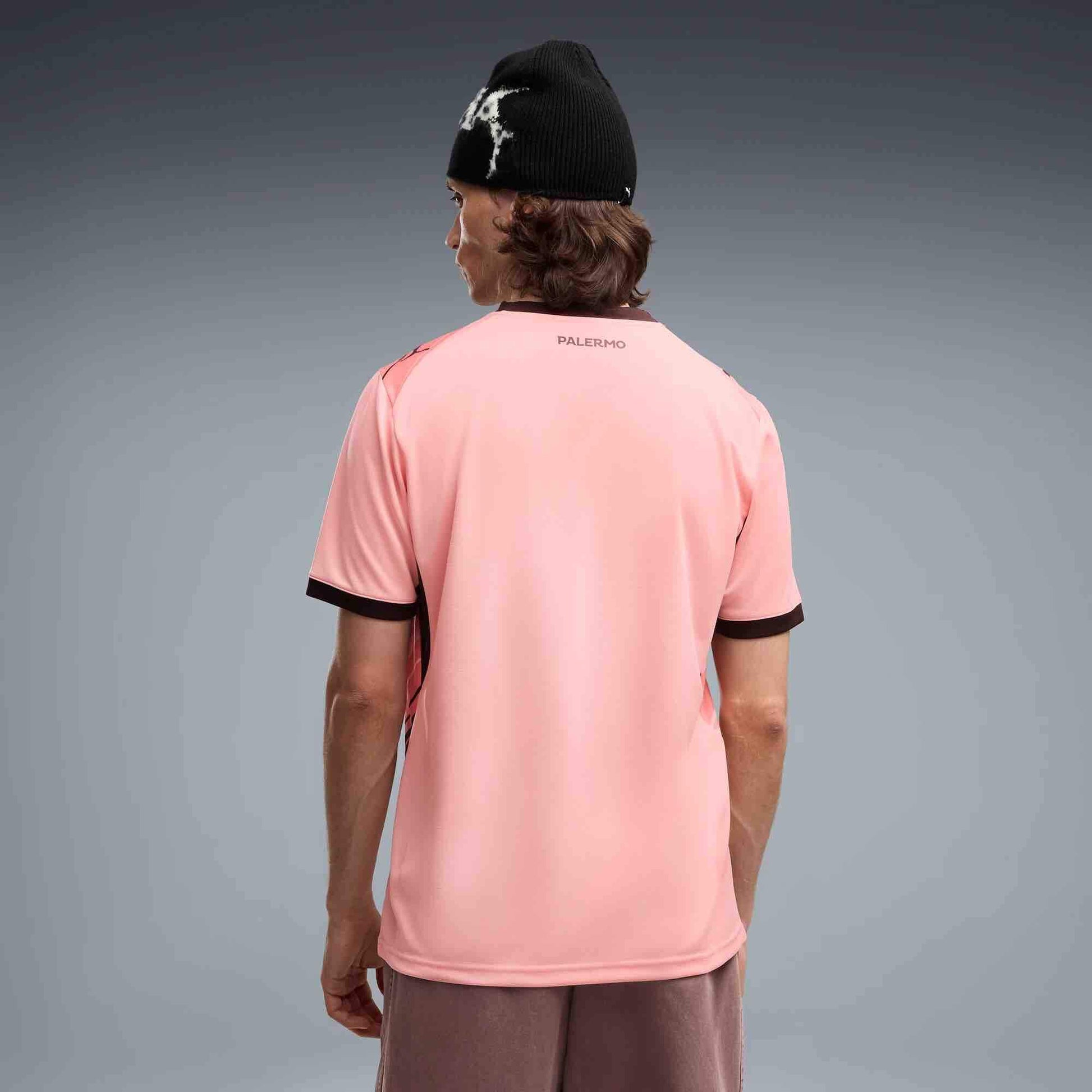 Puma 2026-27 Palermo Men's Stadium Home Soccer Jersey (Model - Back)