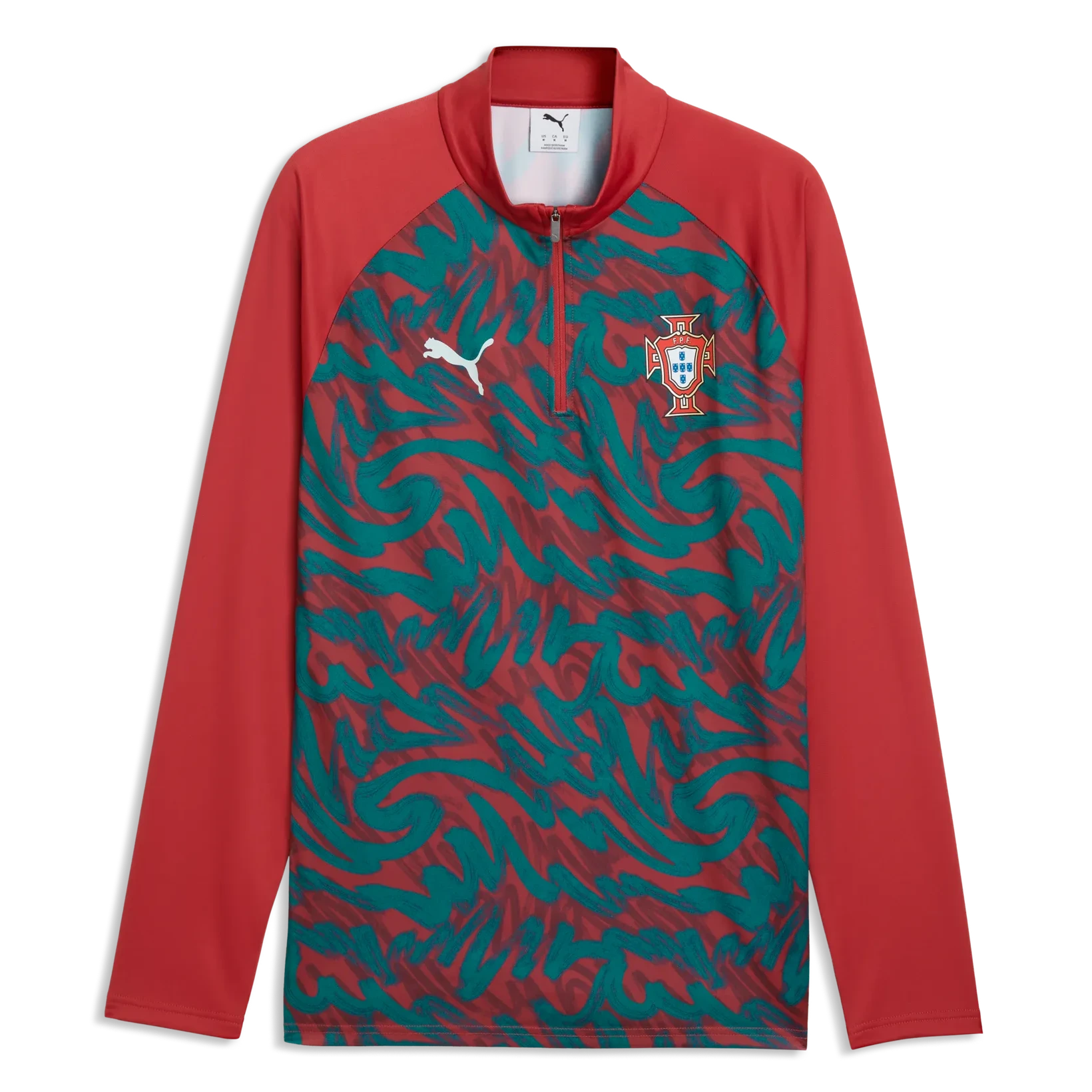 Puma 2026-27 Portugal Men's 1/4 Zip Pre-Match Top