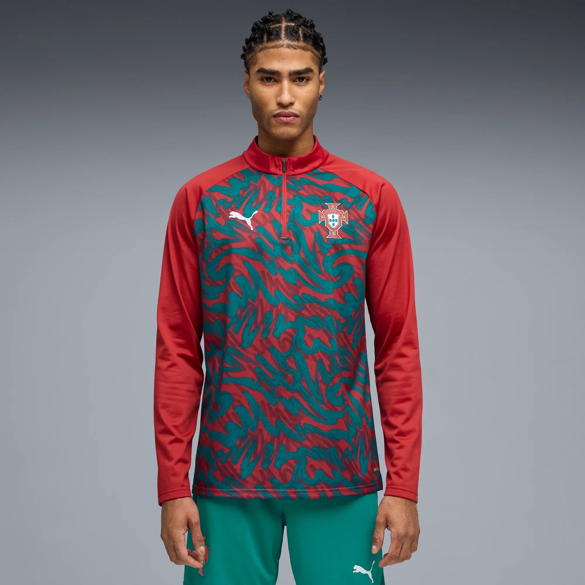 Puma 2026-27 Portugal Men's 1/4 Zip Pre-Match Top