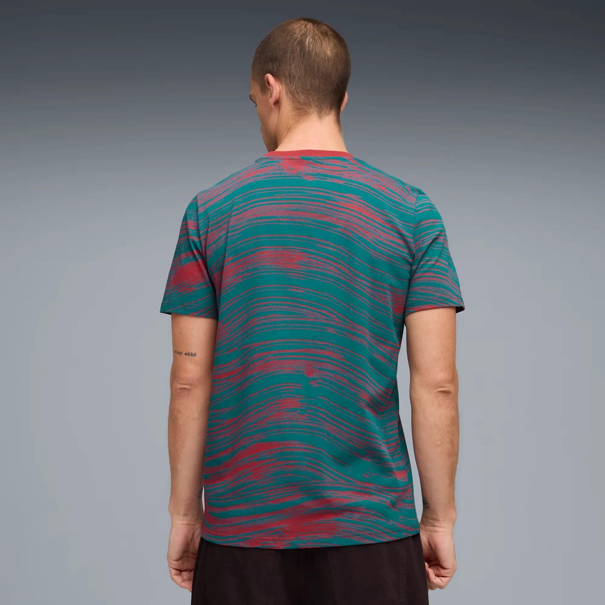 Puma 2026-27 Portugal Men's FtblCulture AOP Tee (Model - Back)