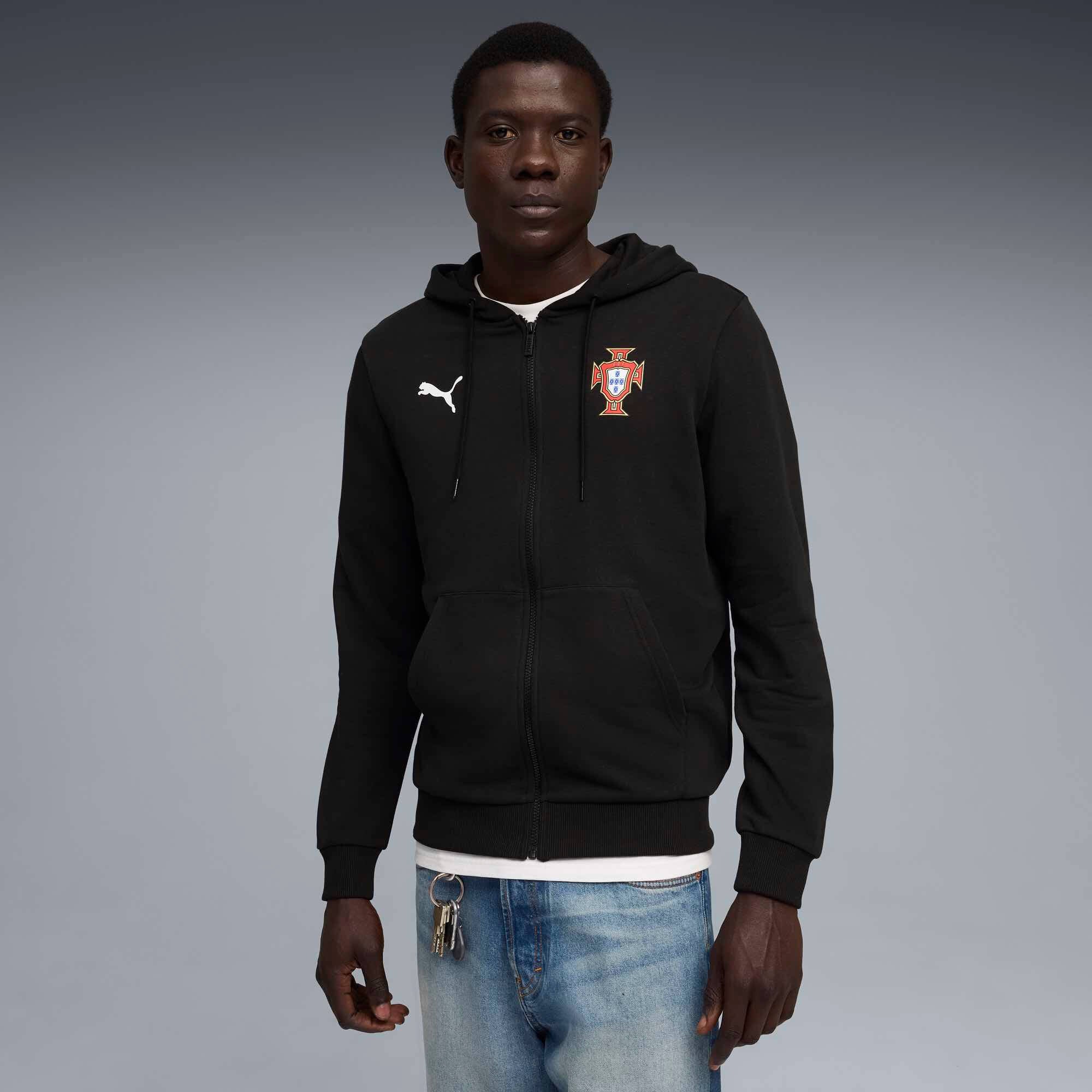 Puma 2026 Portugal Men's FtblCulture Hooded Sweat Jacket – ProSoccer