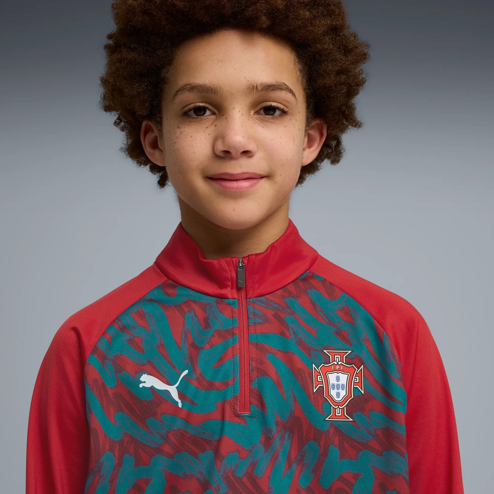 Puma 2026-27 Portugal Youth 1/4 Zip Pre-Match Top