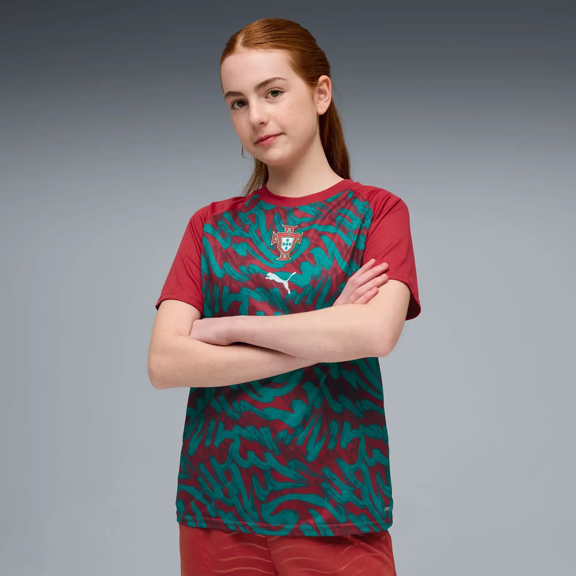 Puma 2026-27 Portugal Youth Pre-Match Soccer Jersey