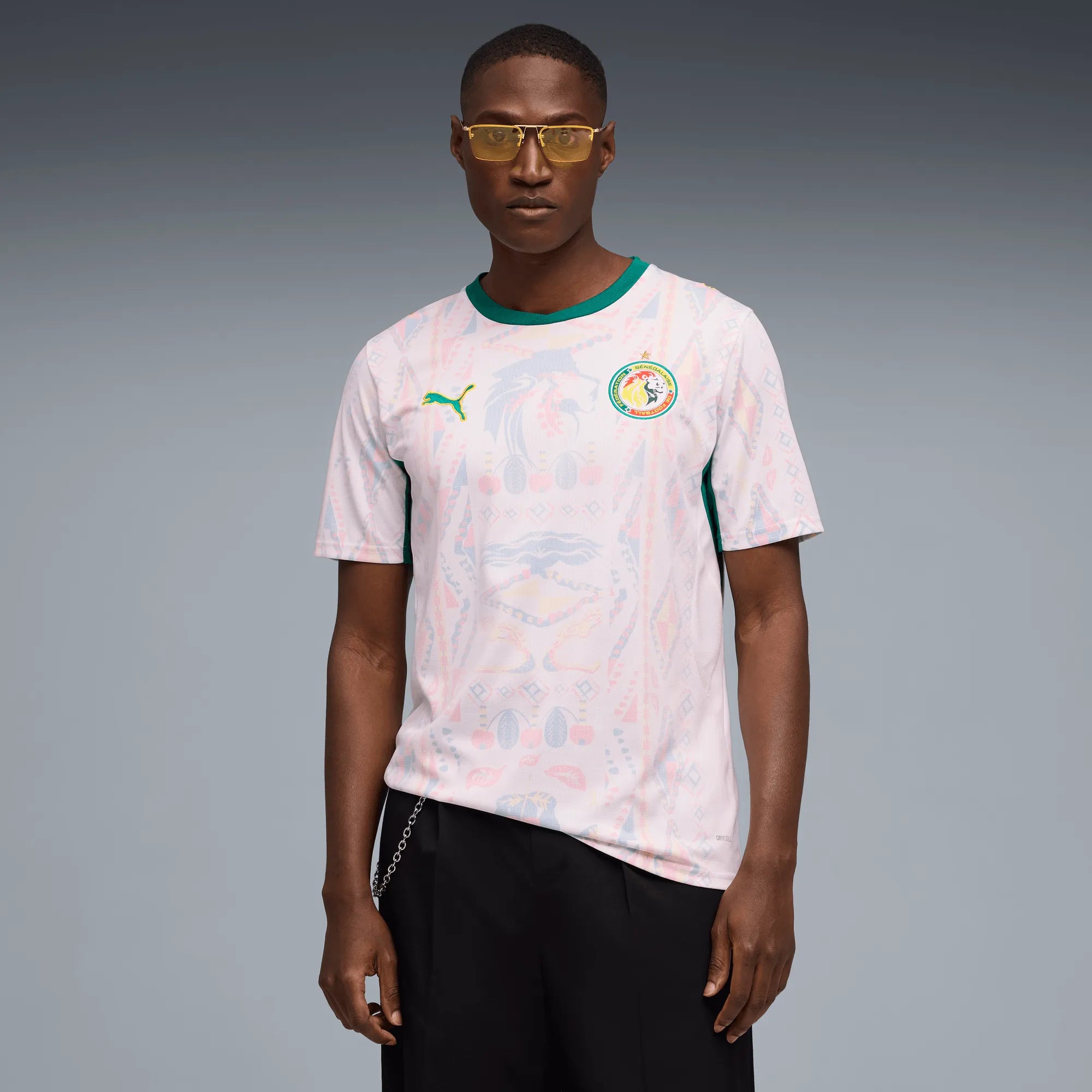Puma 2026-27 Senegal Men's Stadium Home Soccer Jersey (Model - Front)