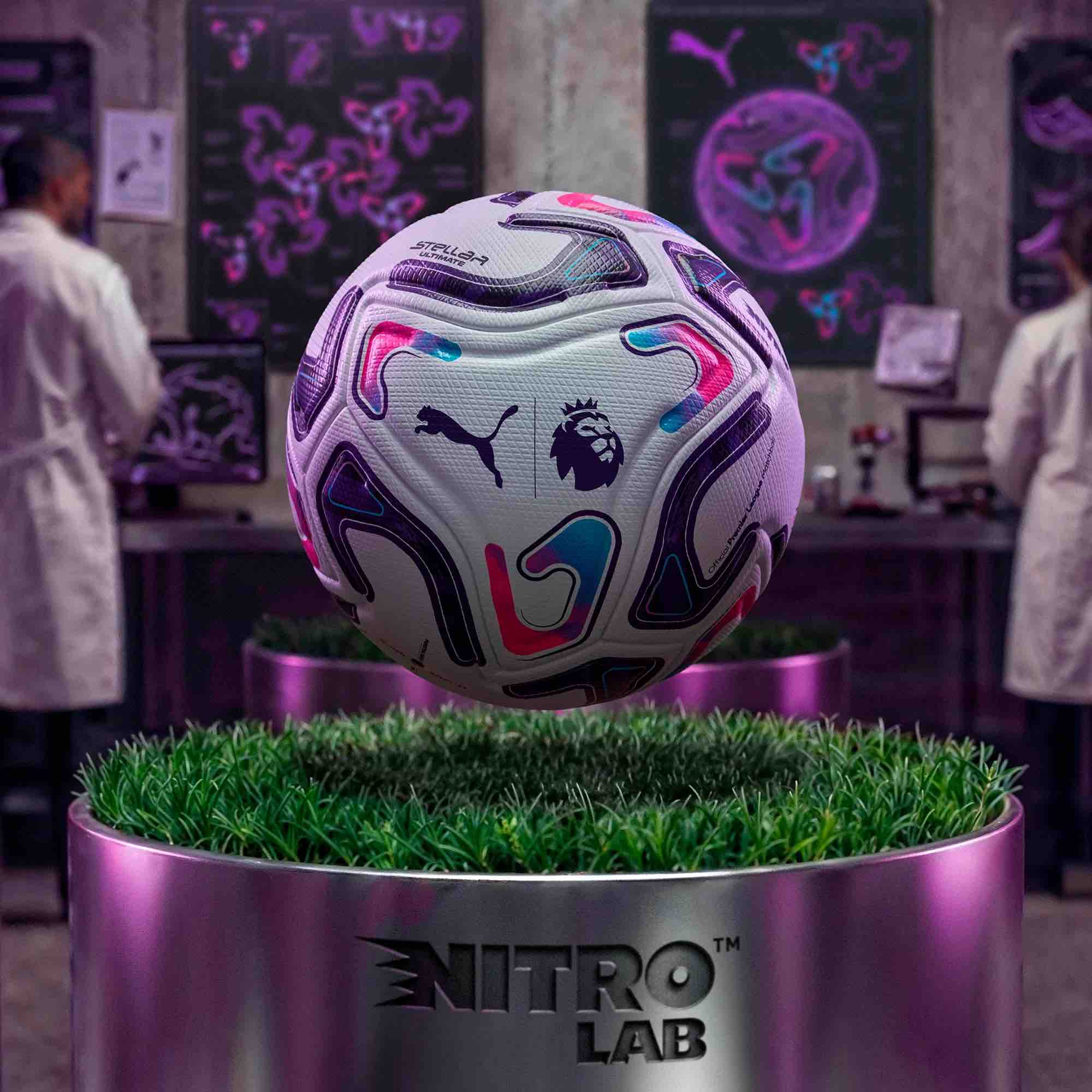 Puma 2026-27 Stellar Premier League Reactivity Nitro Ultimate Soccer Ball (Promo)