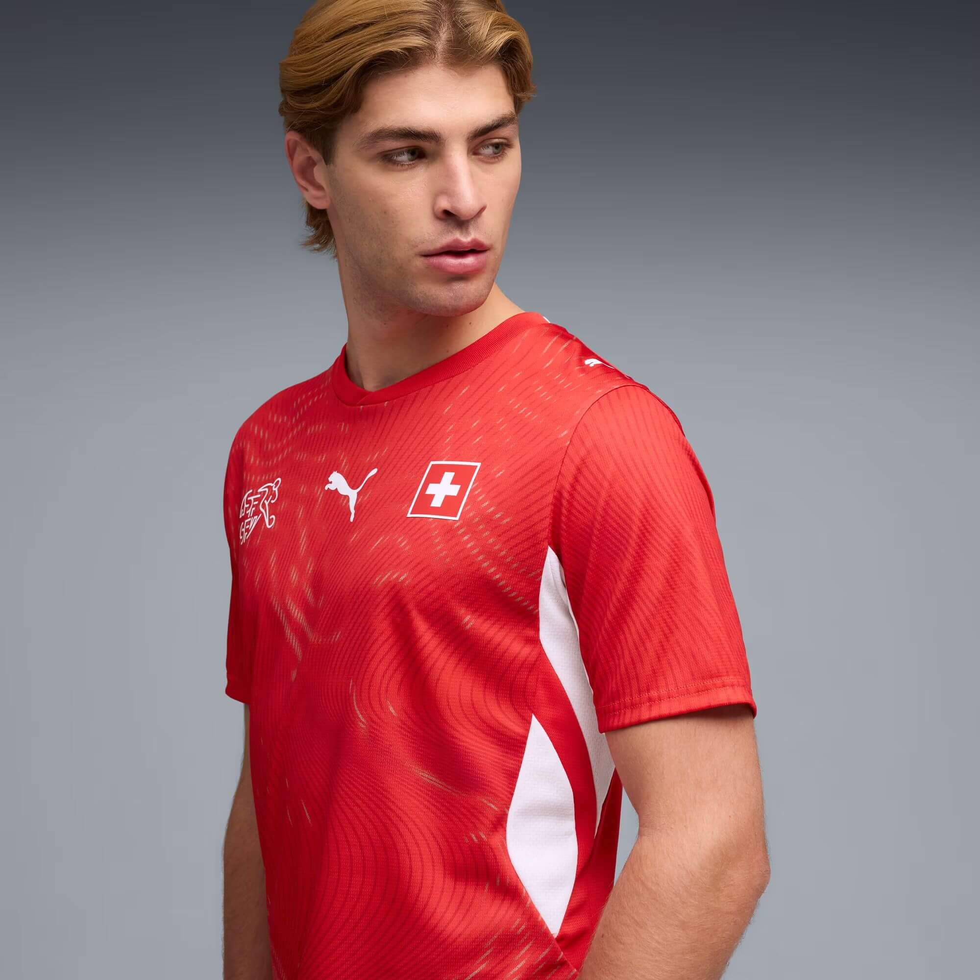 Puma 2026 Switzerland Men's Stadium Home Soccer Jersey – ProSoccer