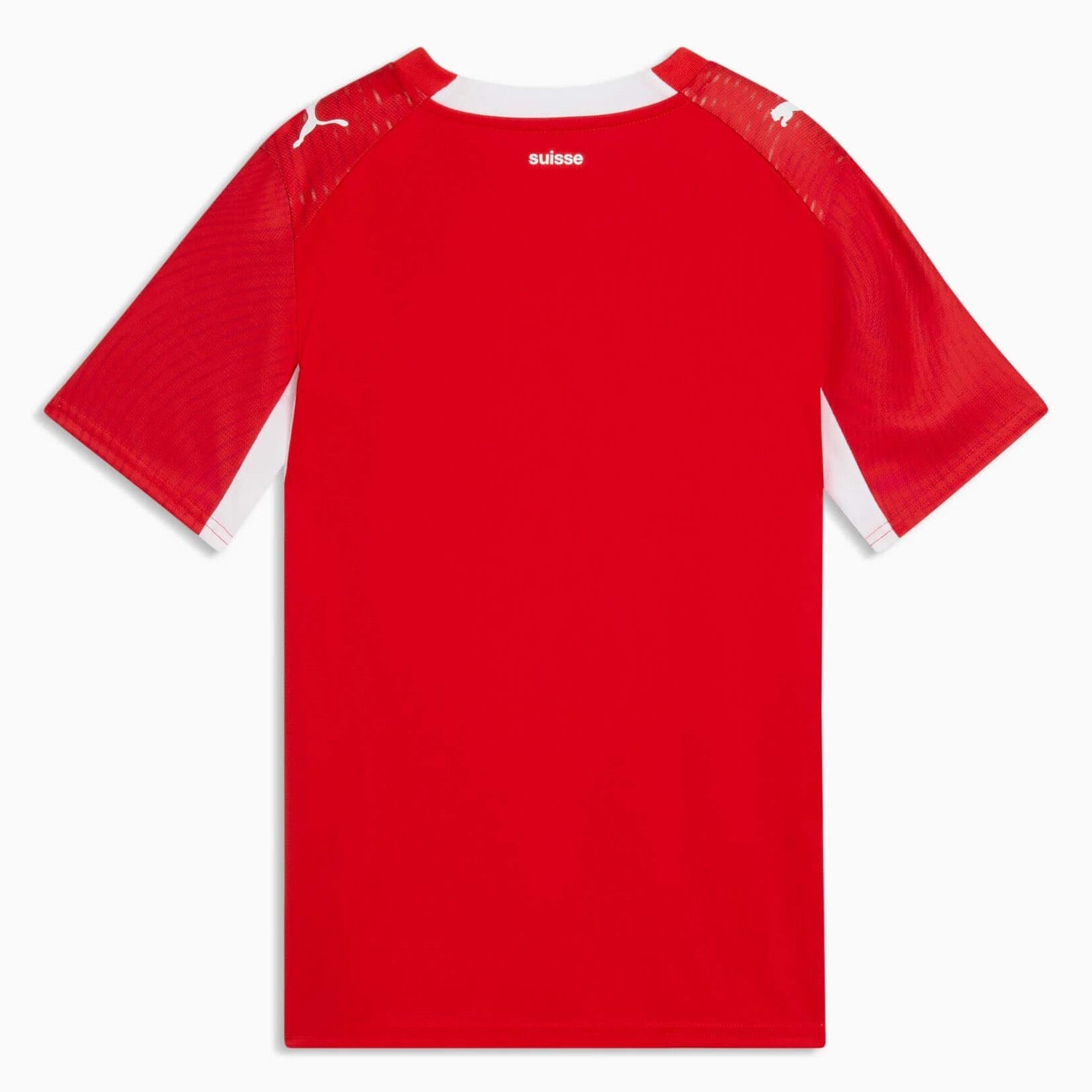 Puma 2026-27 Switzerland Youth Stadium Home Soccer Jersey (Back)