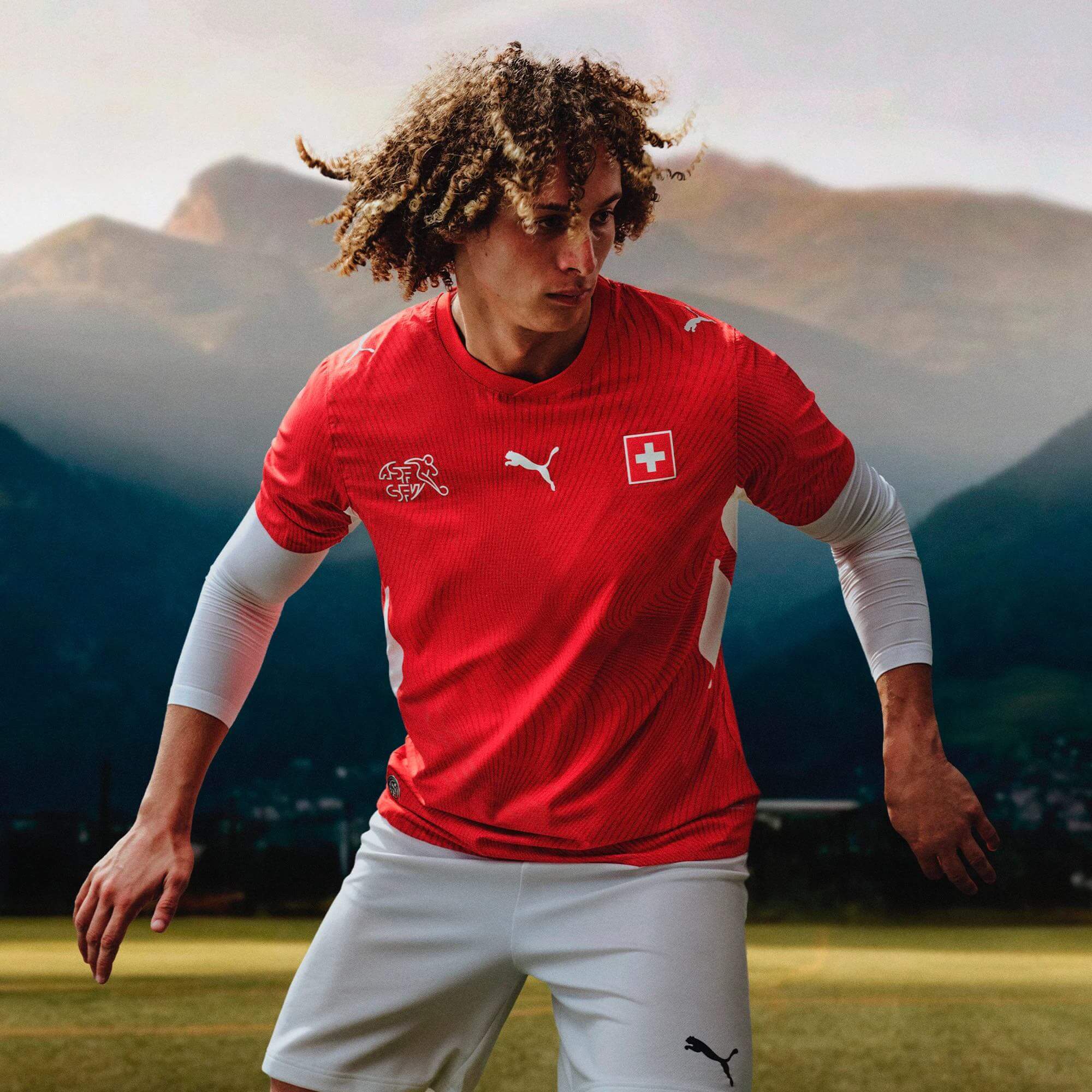 Puma 2026-27 Switzerland Youth Stadium Home Soccer Jersey (Promo)