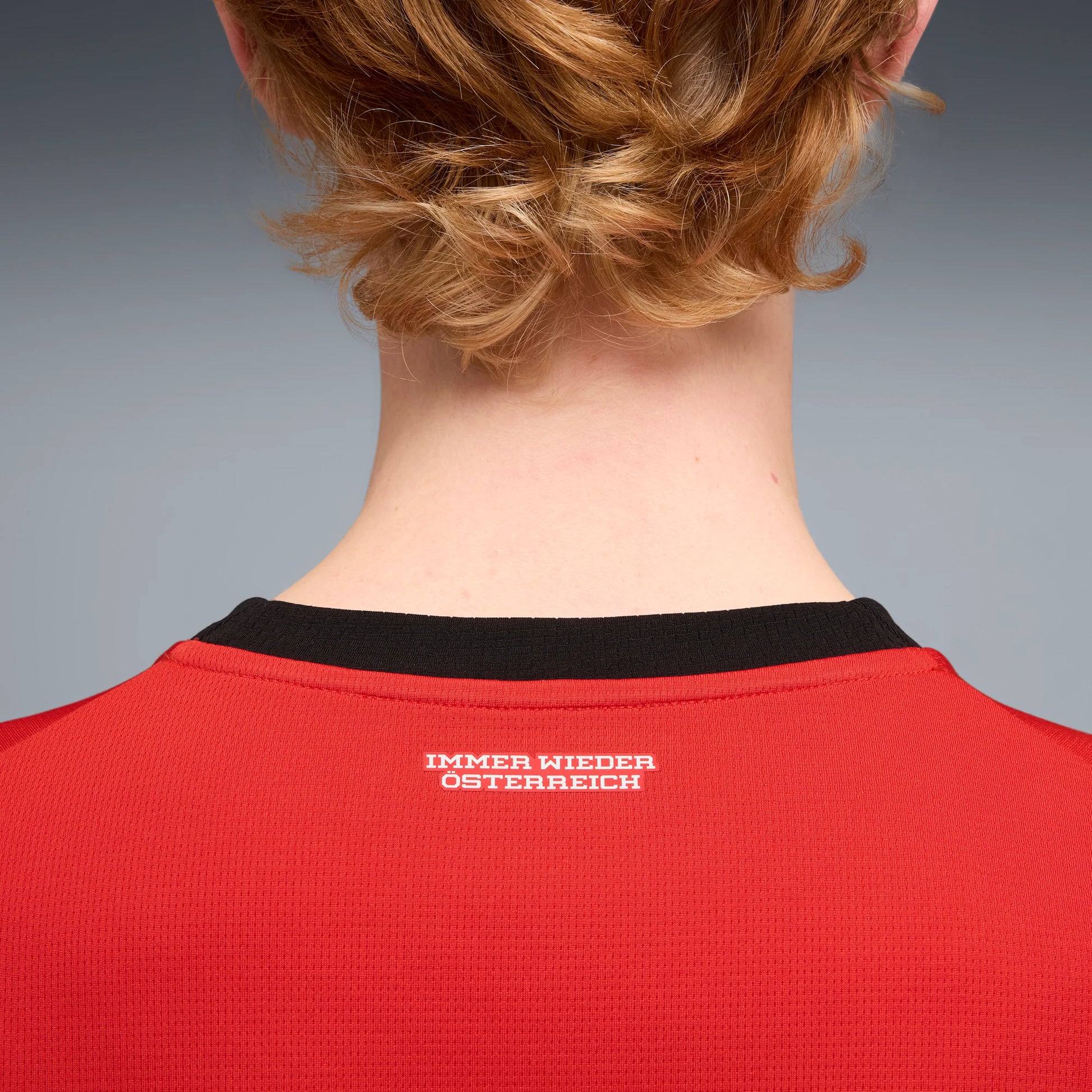 Puma 2026 Austria Men's Stadium Home Soccer Jersey (Detail 2)