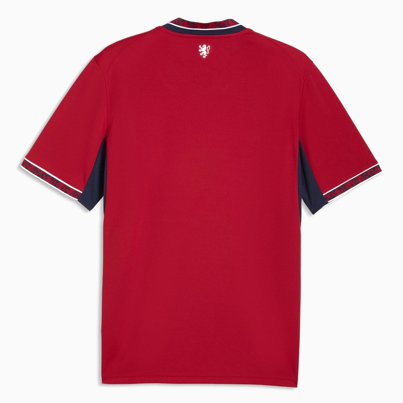 Puma 2026 Czech Republic Men's Stadium Home Soccer Jersey (Back)