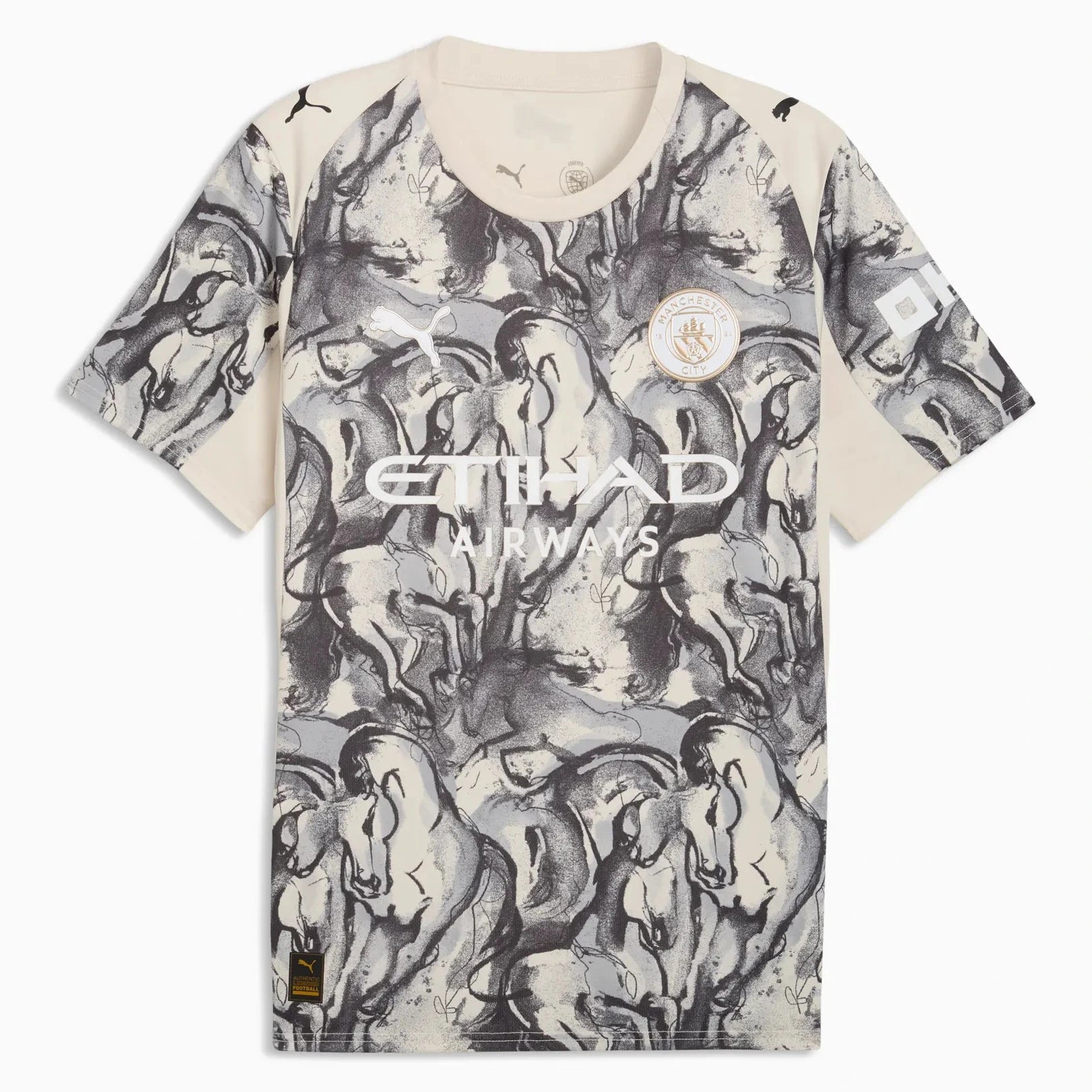 Puma 2026 Manchester City Men's Year of the Horse Stadium Soccer Jersey (Front)