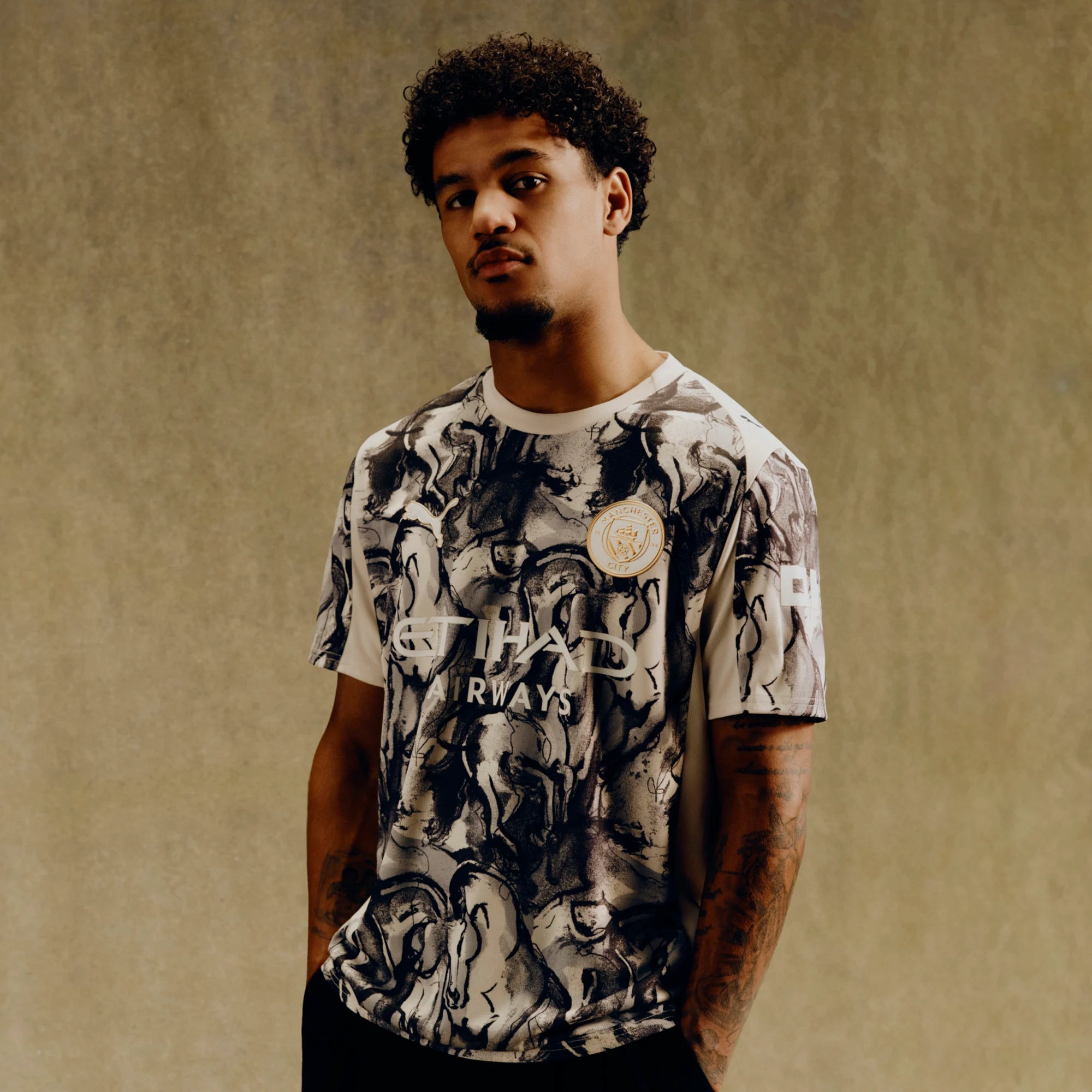 Puma 2026 Manchester City Men's Year of the Horse Stadium Soccer Jersey (Promo)