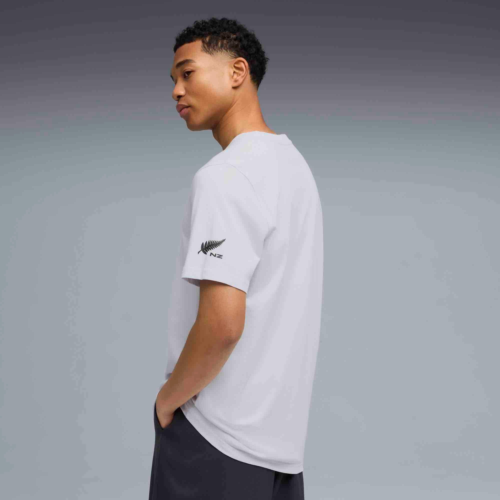 Puma 2026 New Zealand Men's FtblCulture Tee (Model - Back)