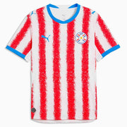 Puma 2026 Paraguay Men's Authentic Home Soccer Jersey (Front)