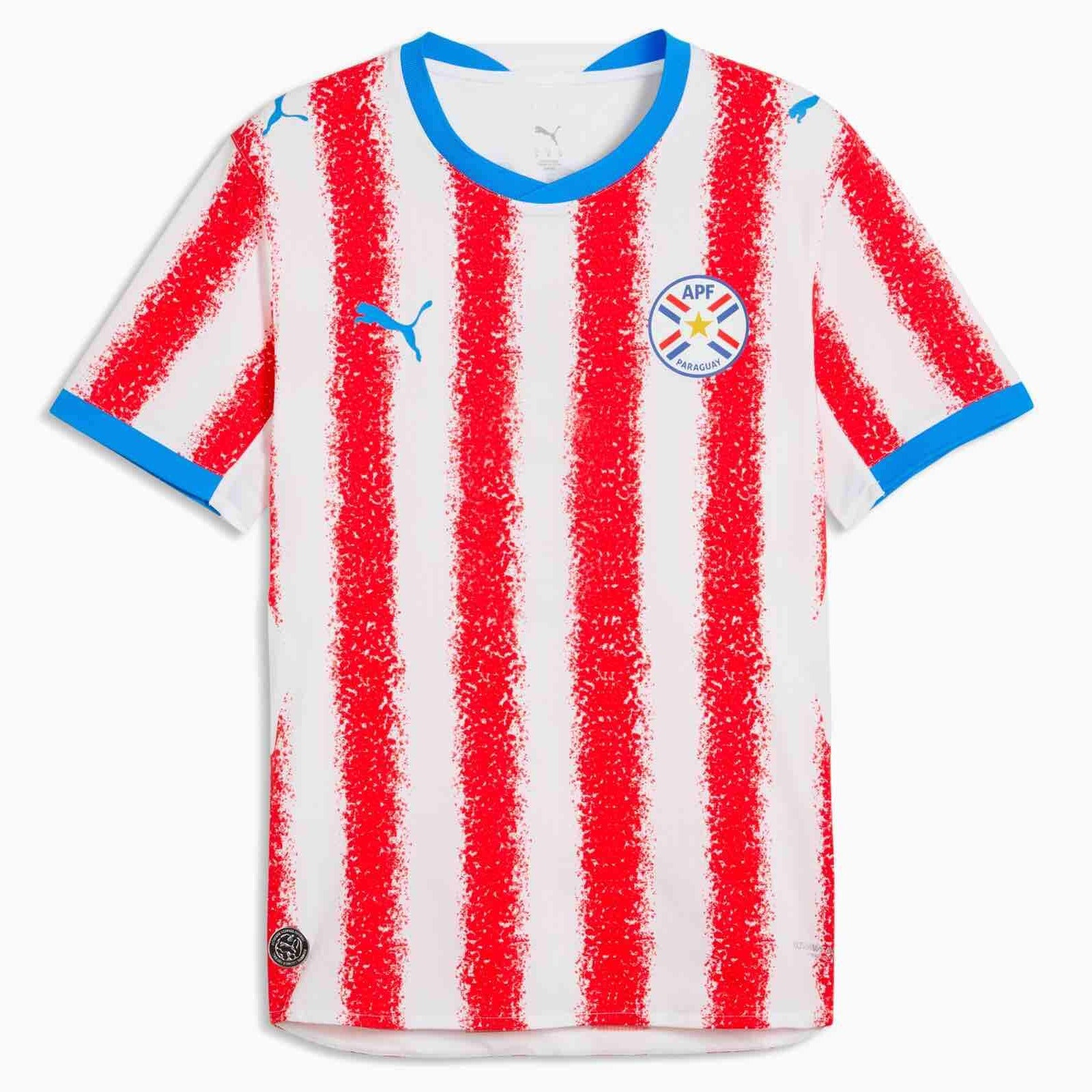Puma 2026 Paraguay Men's Authentic Home Soccer Jersey (Front)