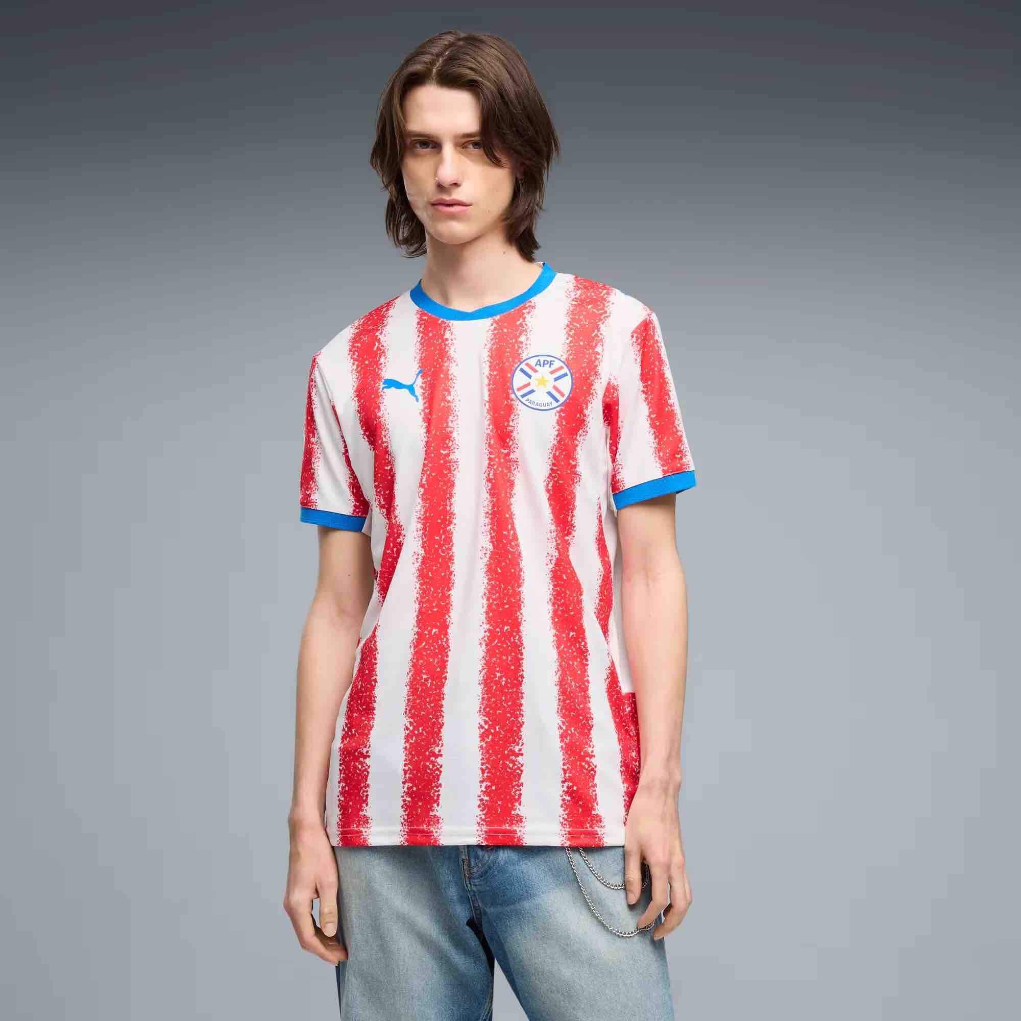Puma 2026 Paraguay Men's Stadium Home Soccer Jersey – ProSoccer