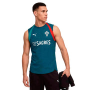 Puma 2026 Portugal Men's Sleeveless Training Soccer Jersey (Model - Front)